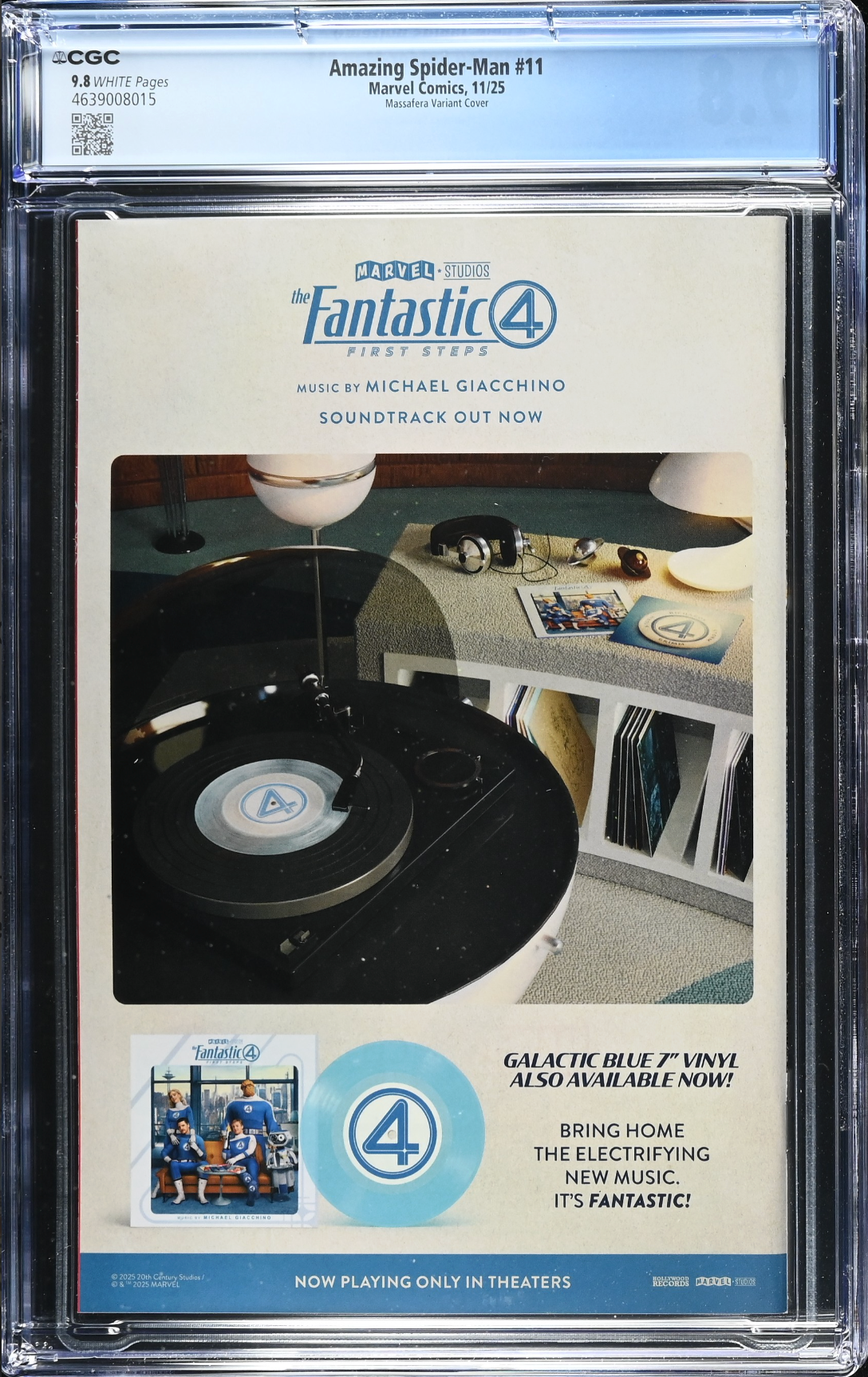 Amazing Spider-Man #11 Massafera 1:25 Retailer Incentive Variant CGC 9.8