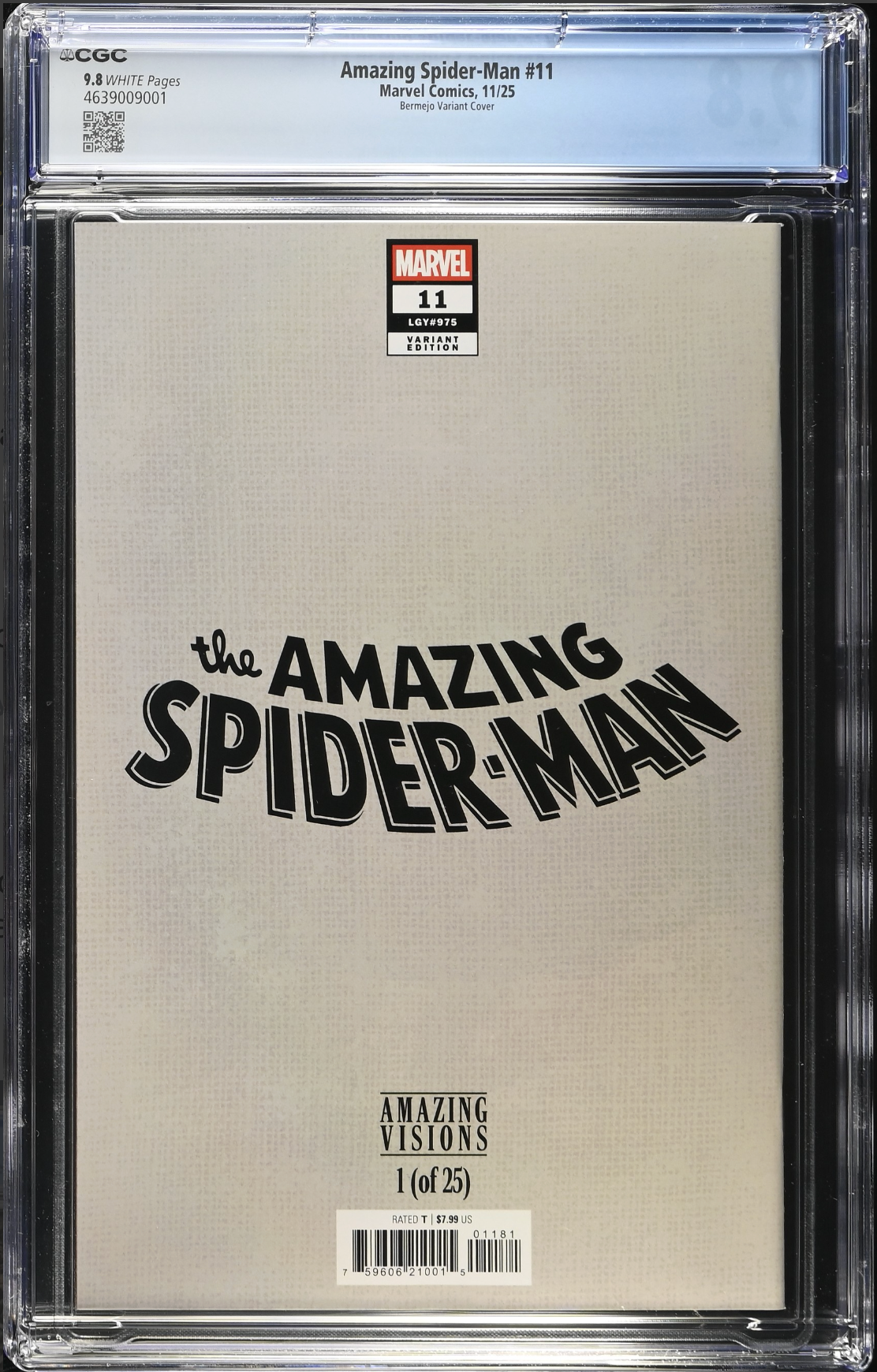 Amazing Spider-Man #11 Bermejo Variant CGC 9.8