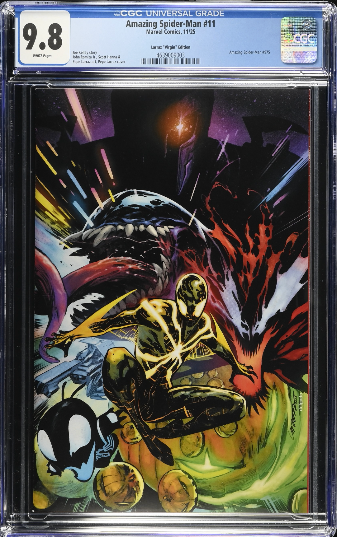 Amazing Spider-Man #11 Larraz 1:50 Virgin Retailer Incentive Variant CGC 9.8