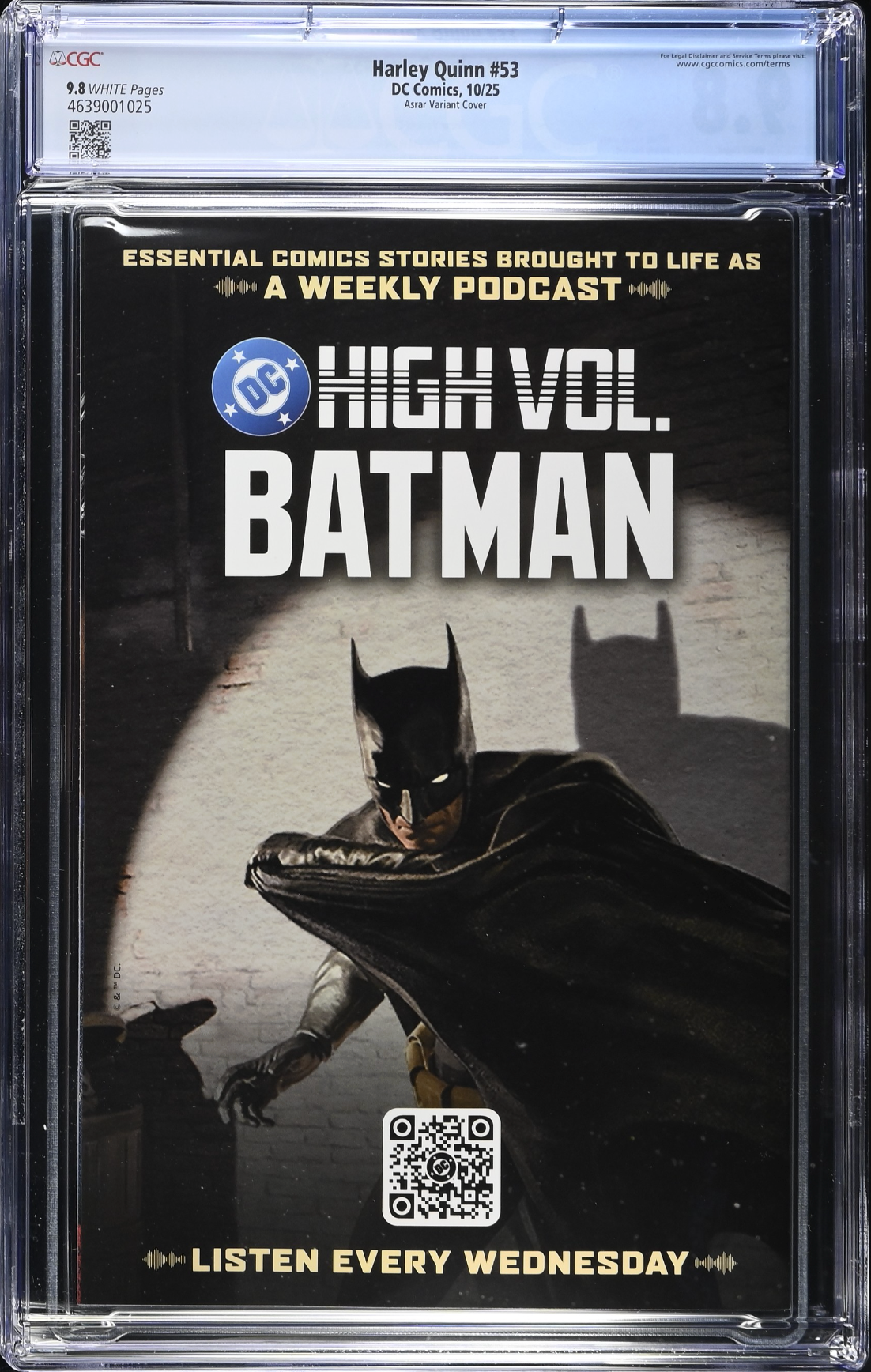 Harley Quinn #53 Asrar Variant CGC 9.8