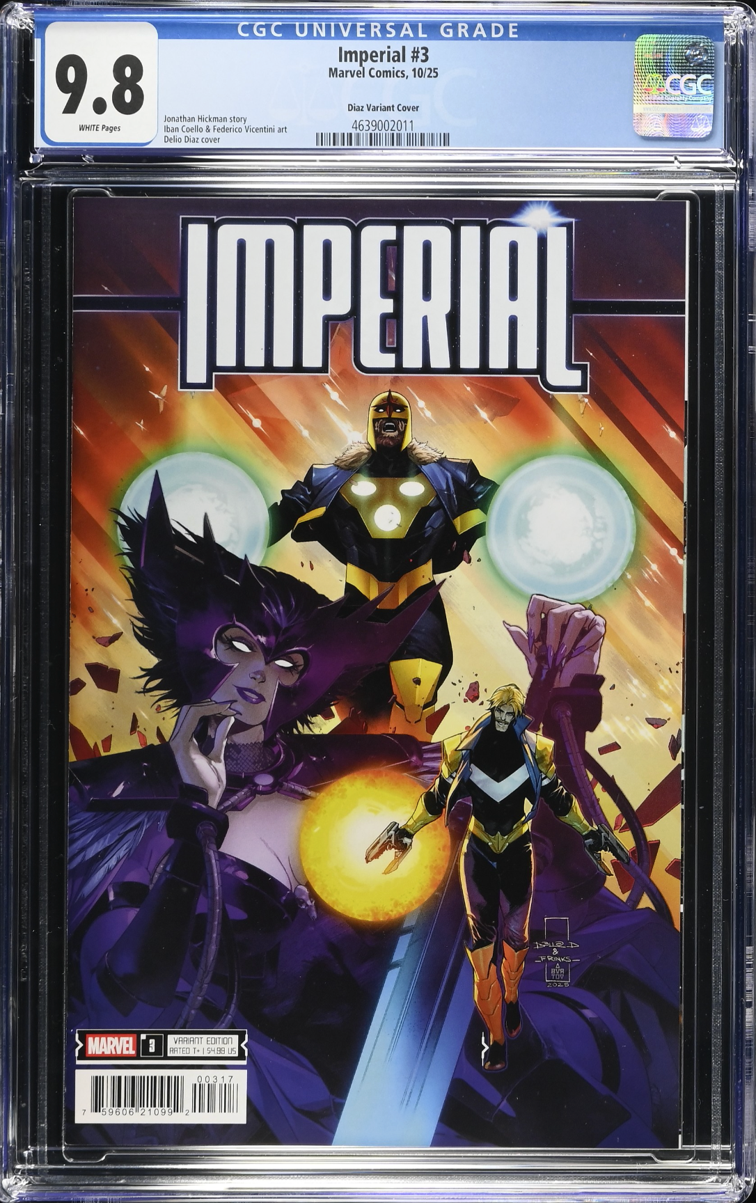 Imperial #3 Diaz 1:25 Retailer Incentive Variant CGC 9.8