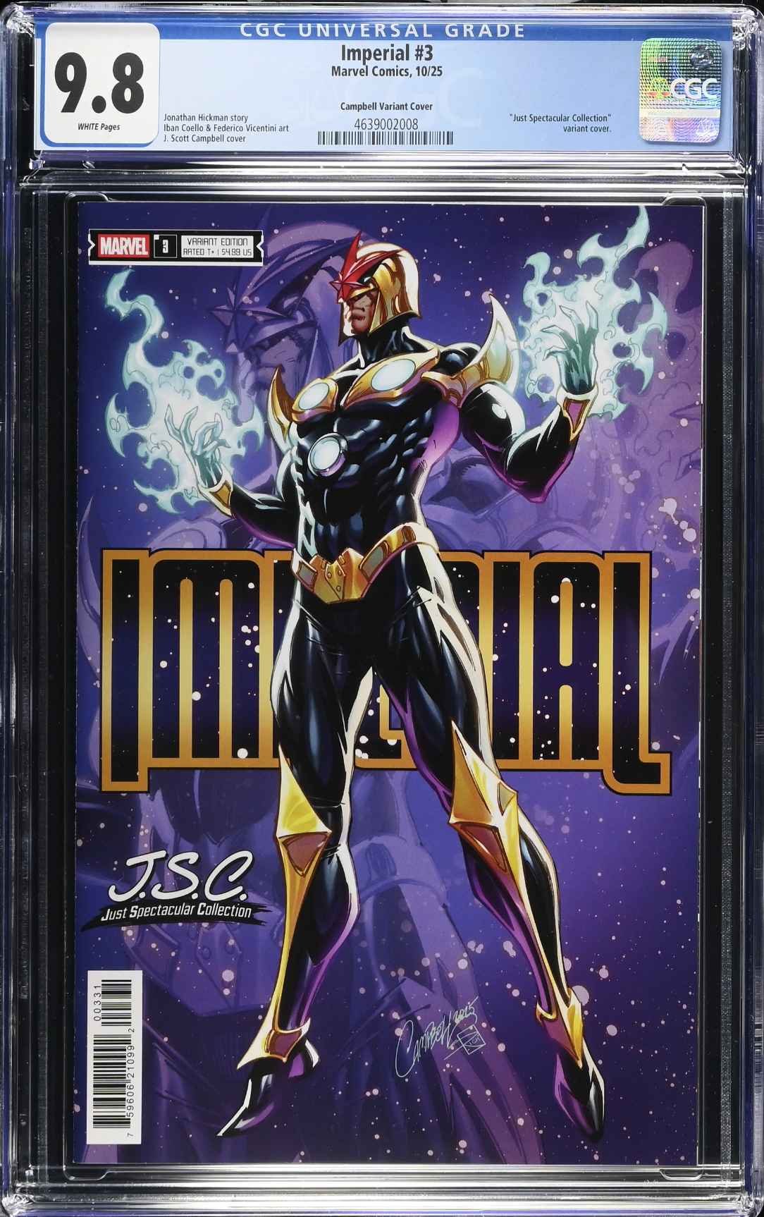 Imperial #3 Campbell Variant CGC 9.8