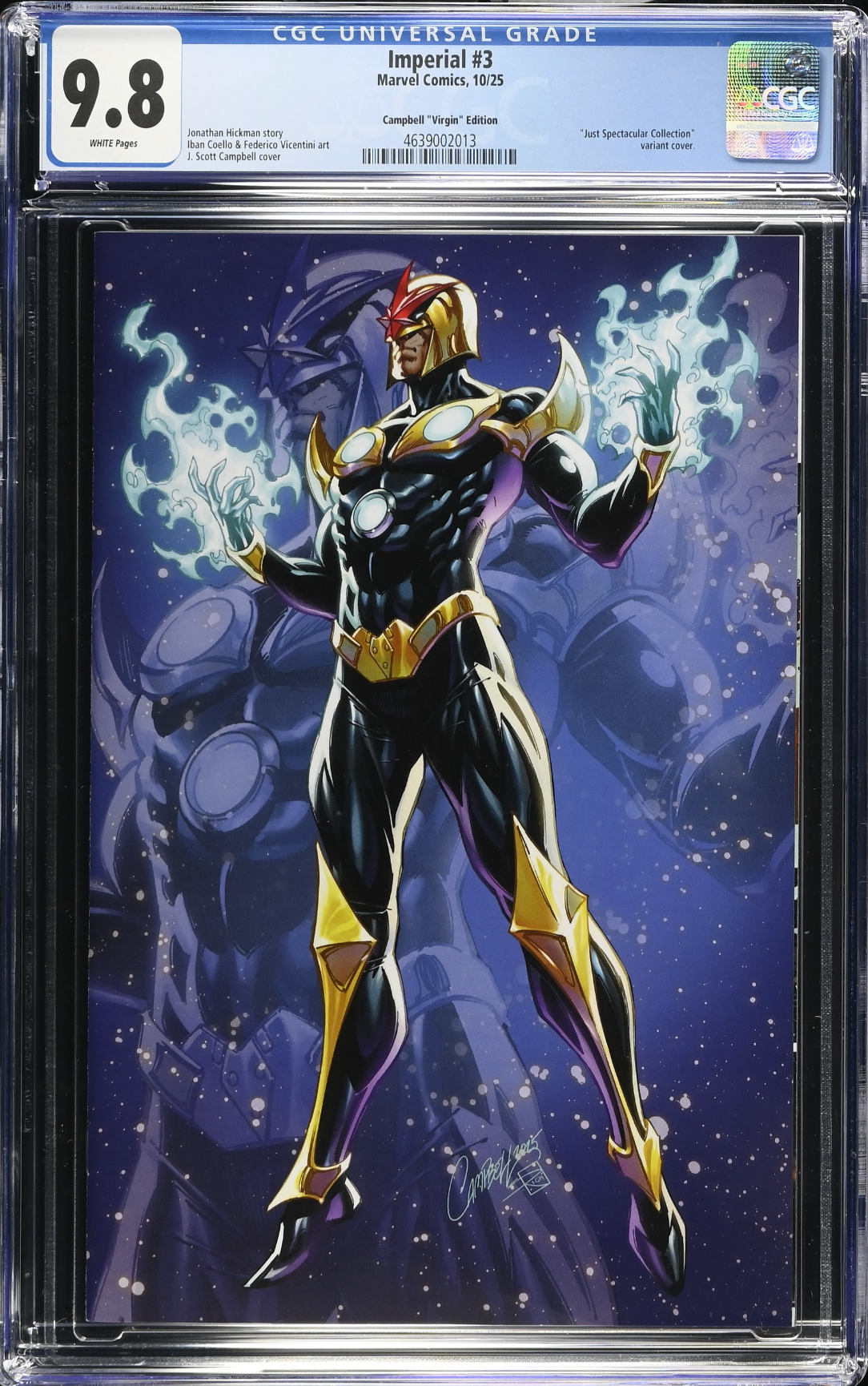 Imperial #3 Campbell 1:100 Virgin Retailer Incentive Variant CGC 9.8