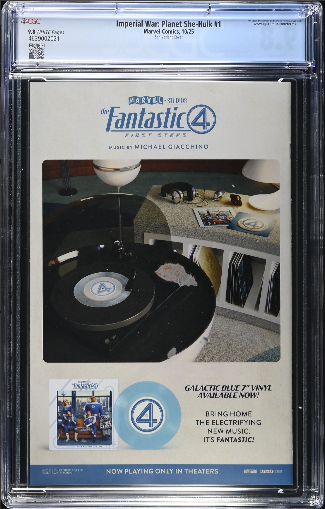 Imperial War: Planet She-Hulk #1 San 1:25 Retailer Incentive Variant CGC 9.8