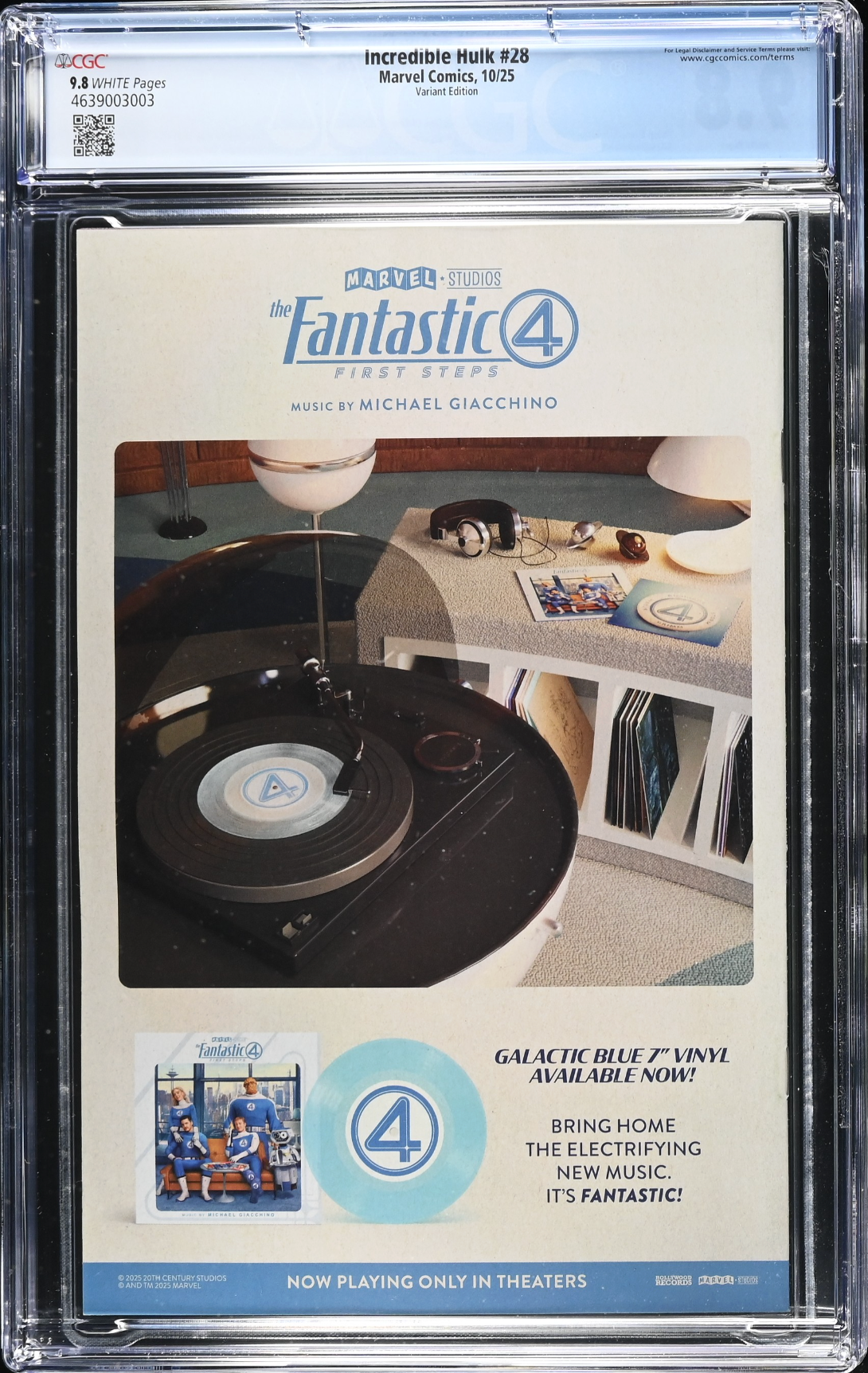Incredible Hulk #28 Campbell Variant CGC 9.8