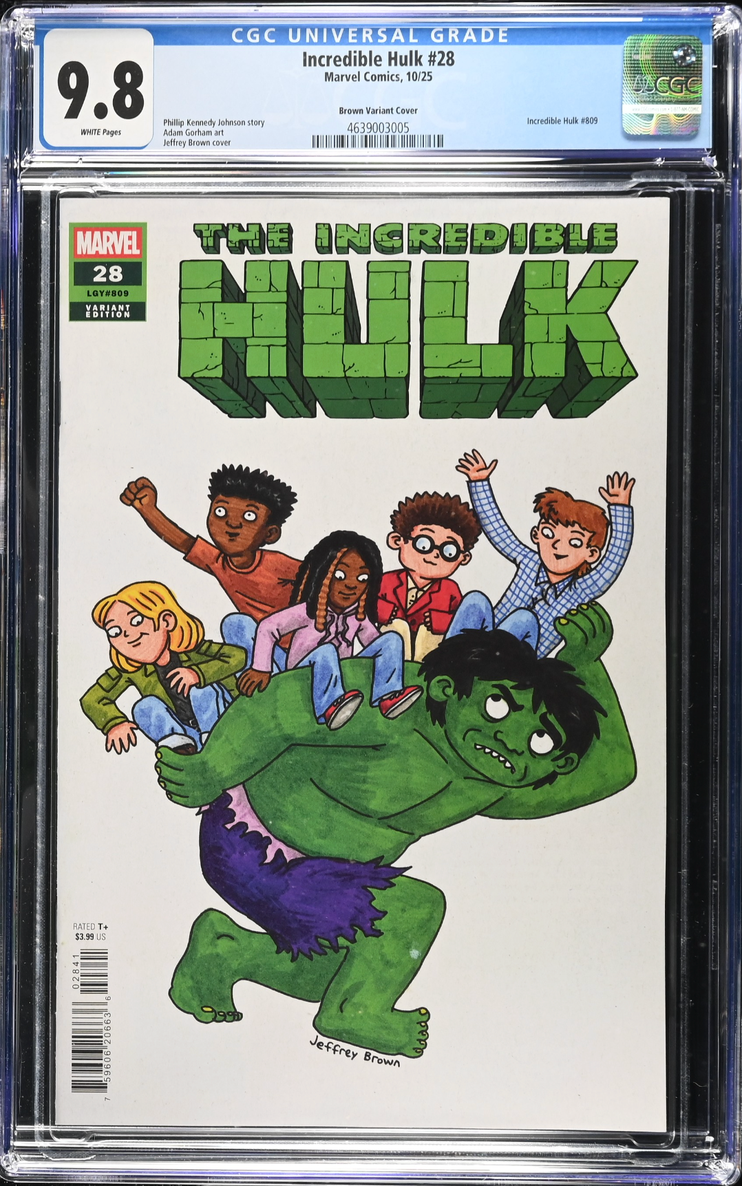 Incredible Hulk #28 Brown Variant CGC 9.8