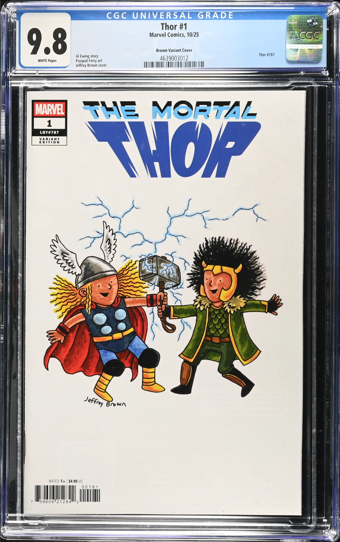 Thor #1 Brown Variant CGC 9.8