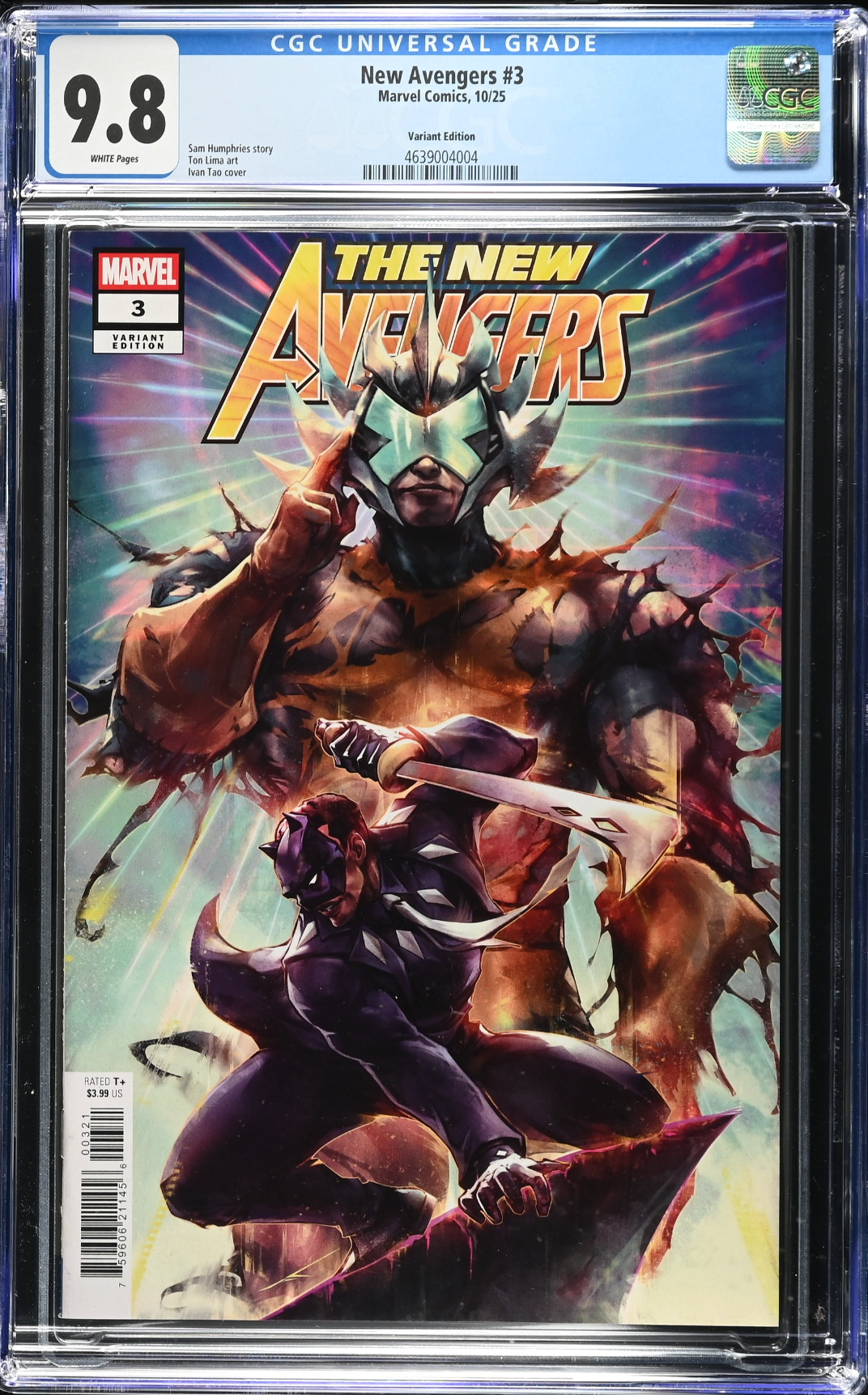 New Avengers #3 Tao Variant CGC 9.8