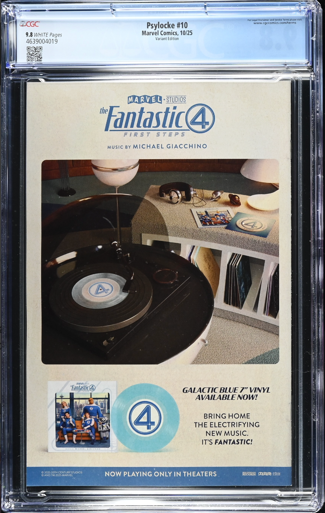 Psylocke #10 Campbell Variant CGC 9.8