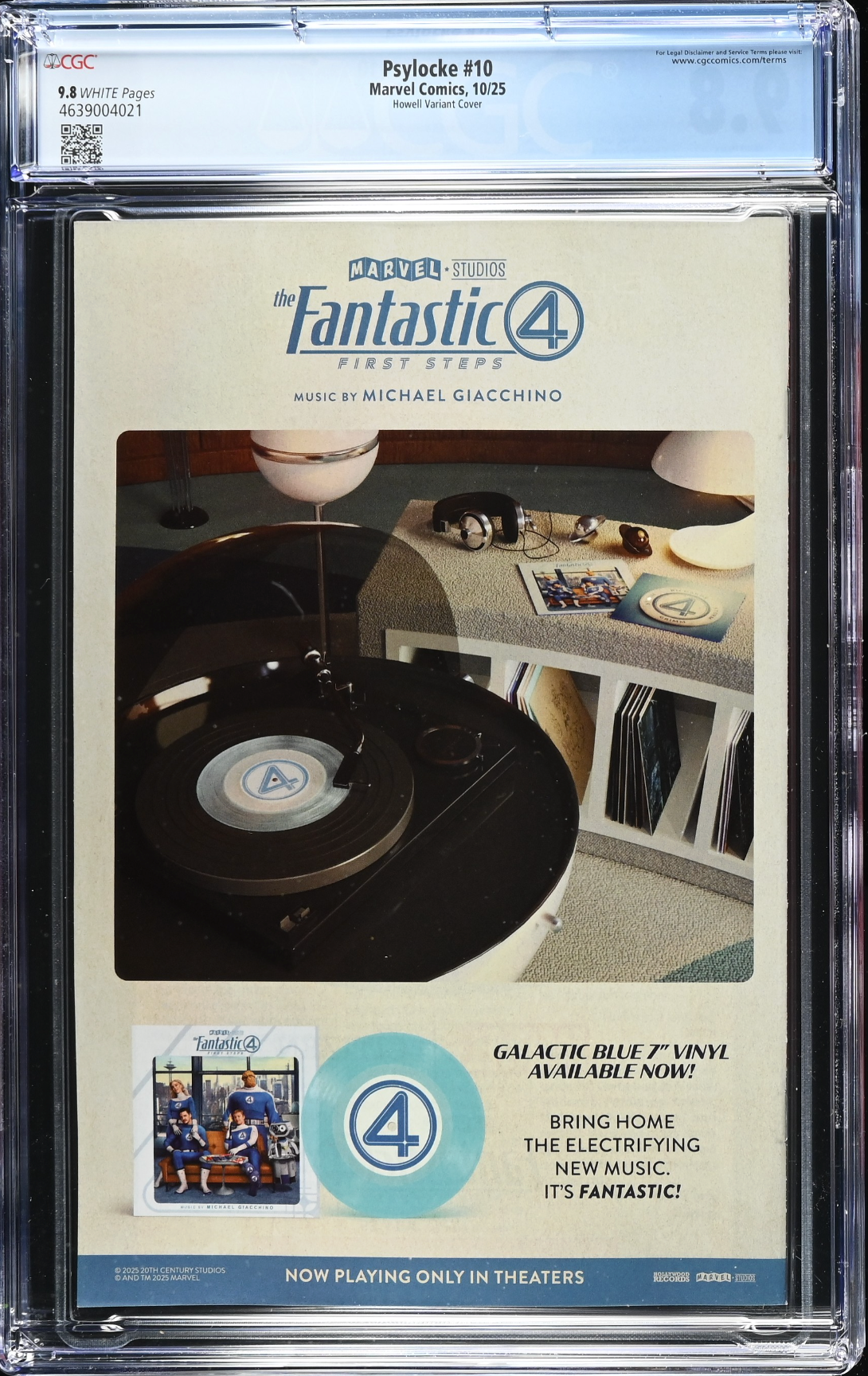 Psylocke #10 Howell Variant CGC 9.8