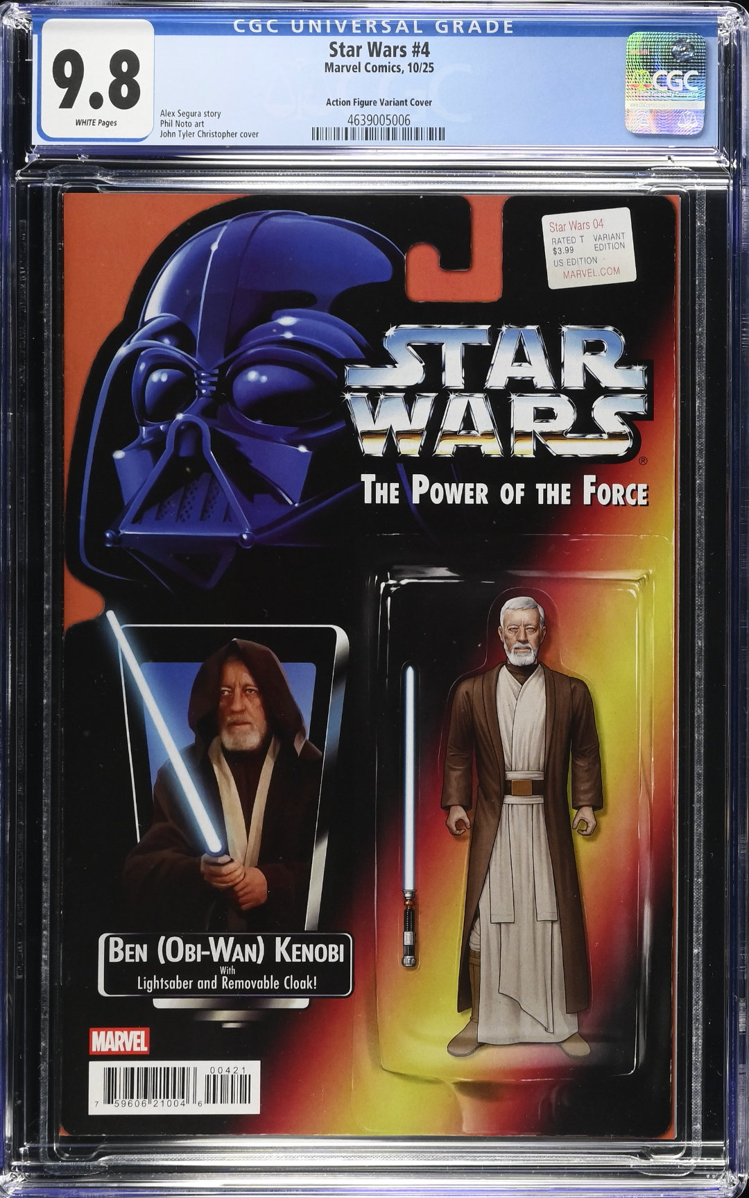 Star Wars #4 Action Figure Variant CGC 9.8