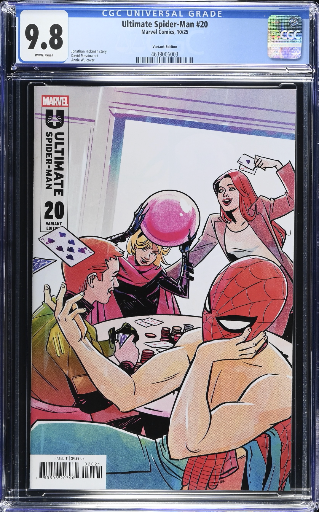 Ultimate Spider-Man #20 Wu Variant CGC 9.8