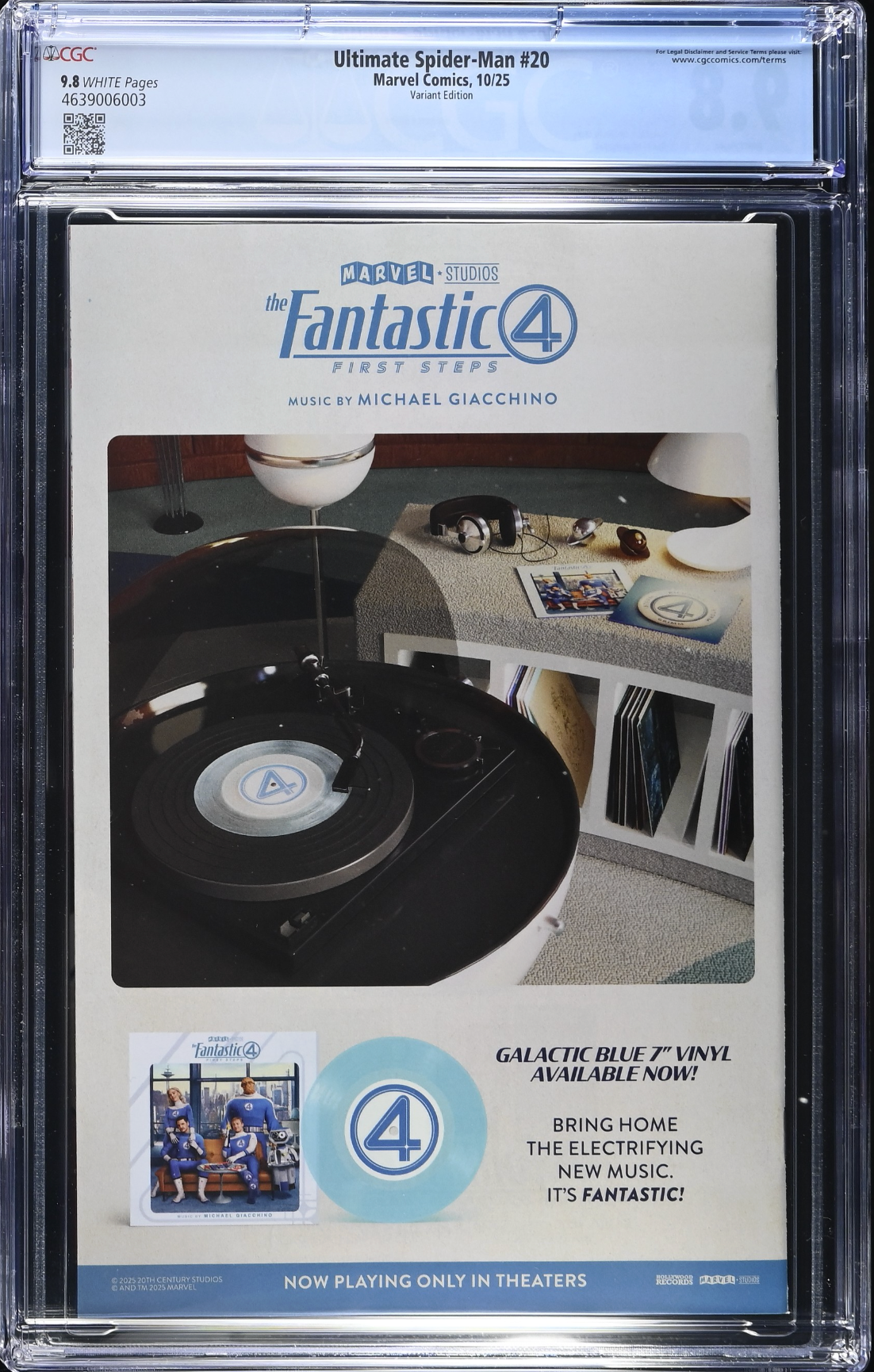 Ultimate Spider-Man #20 Wu Variant CGC 9.8