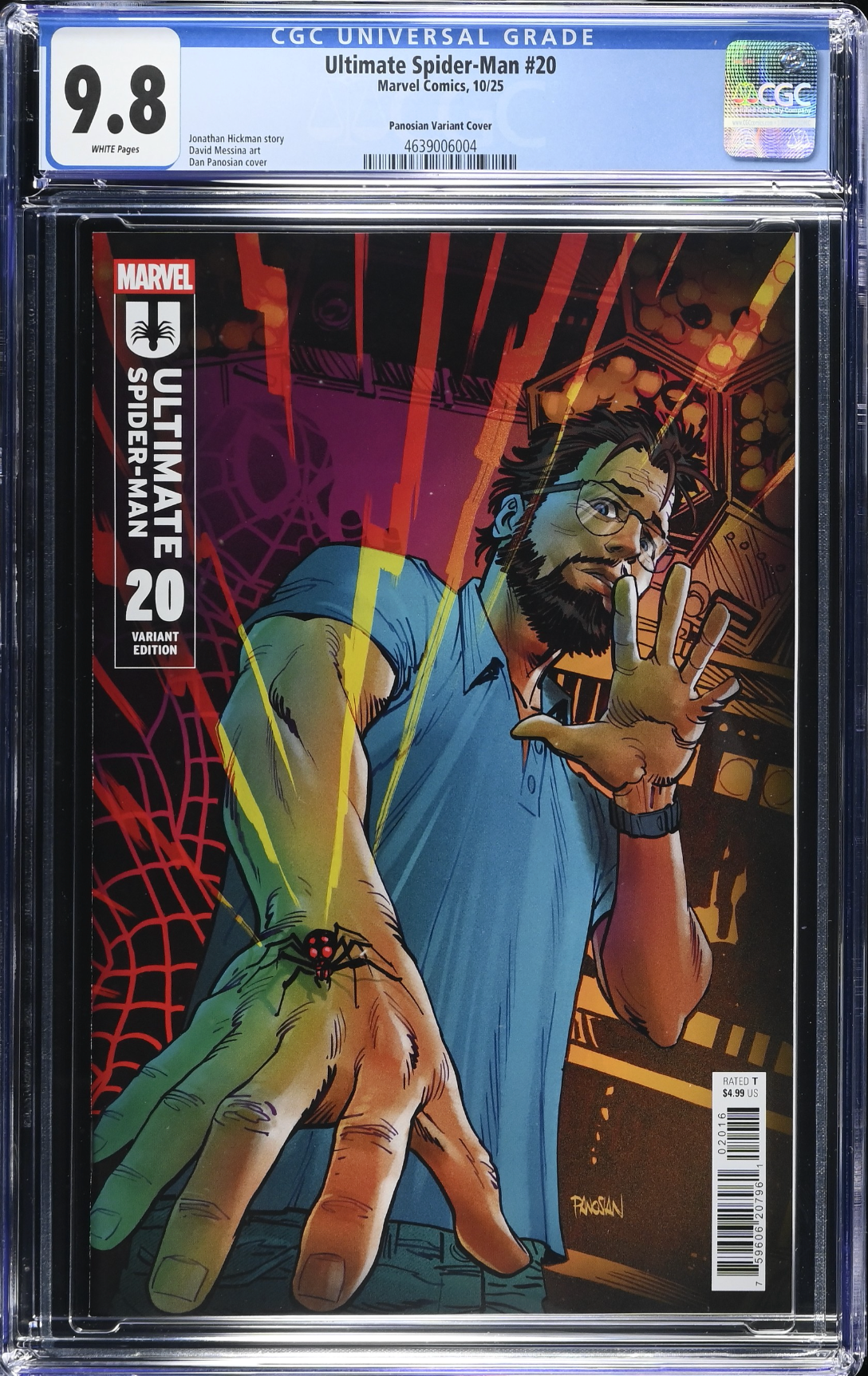 Ultimate Spider-Man #20 Panosian 1:25 Retailer Incentive Variant CGC 9.8