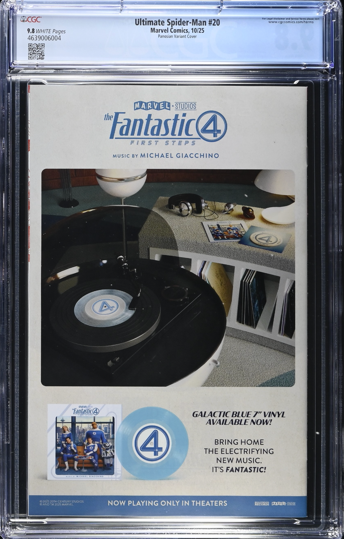 Ultimate Spider-Man #20 Panosian 1:25 Retailer Incentive Variant CGC 9.8