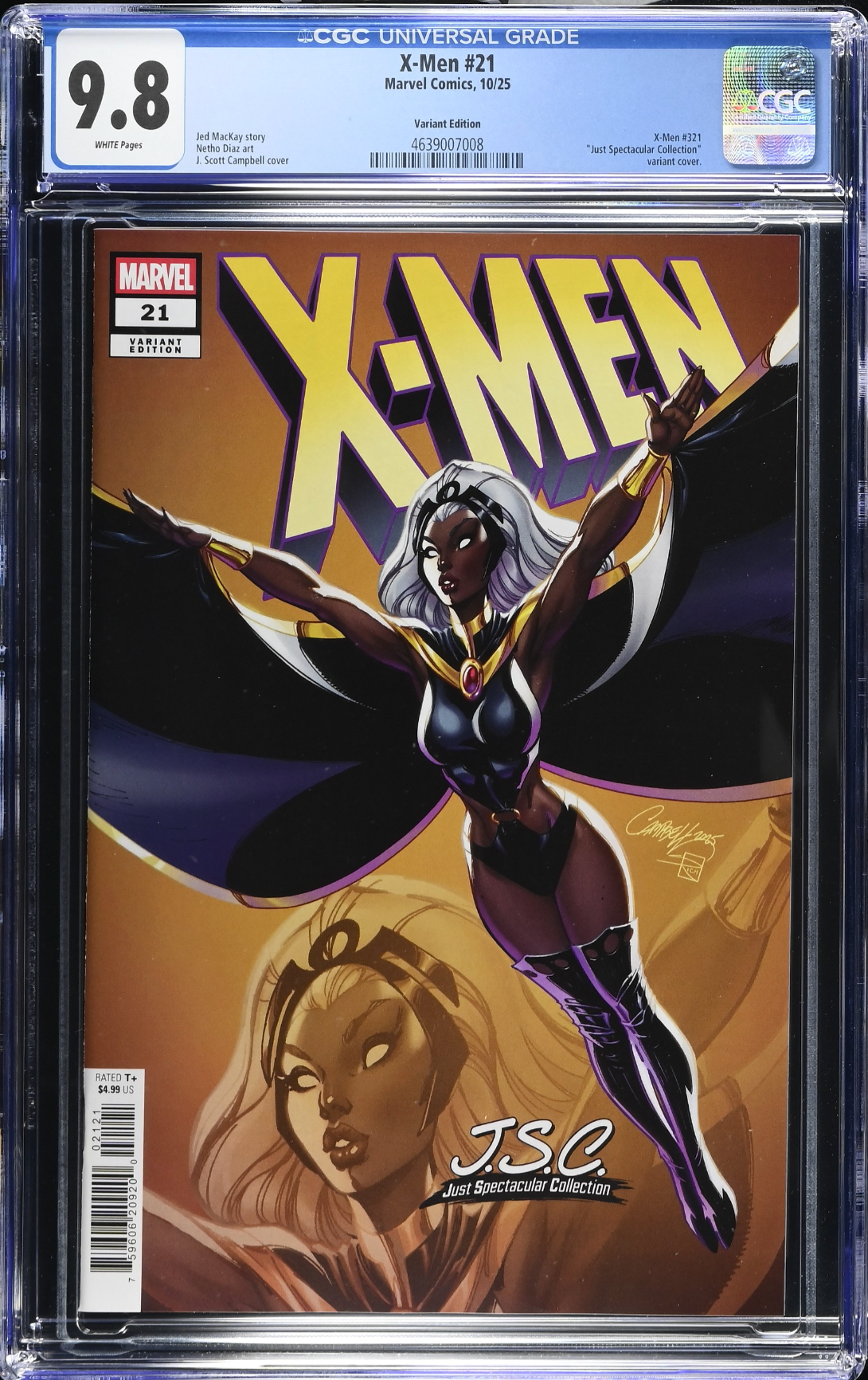 X-Men #21 Campbell Variant CGC 9.8
