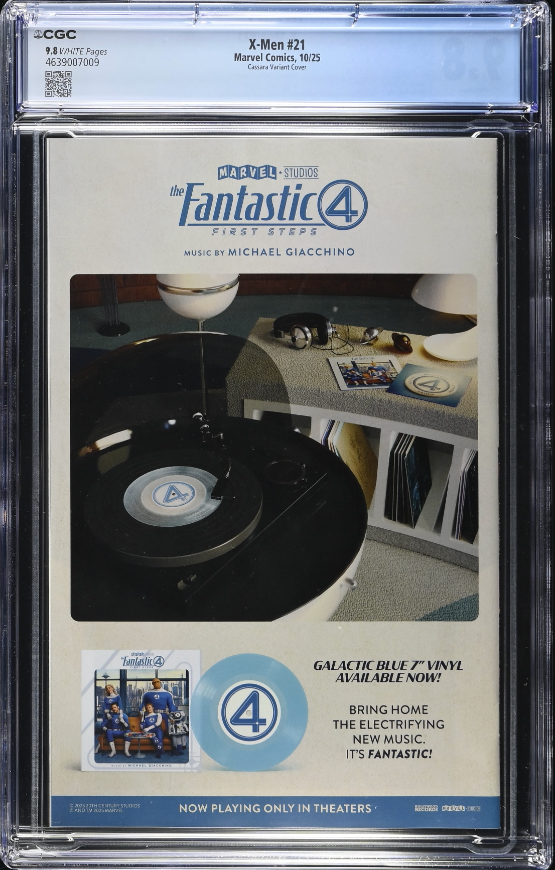 X-Men #21 Cassara Variant CGC 9.8