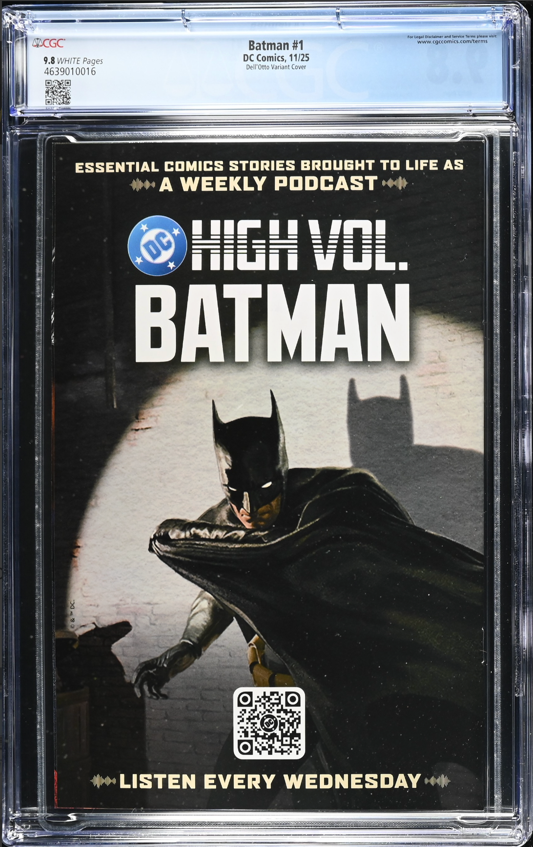 Batman #1 - Cover F - Dell'Otto Variant CGC 9.8