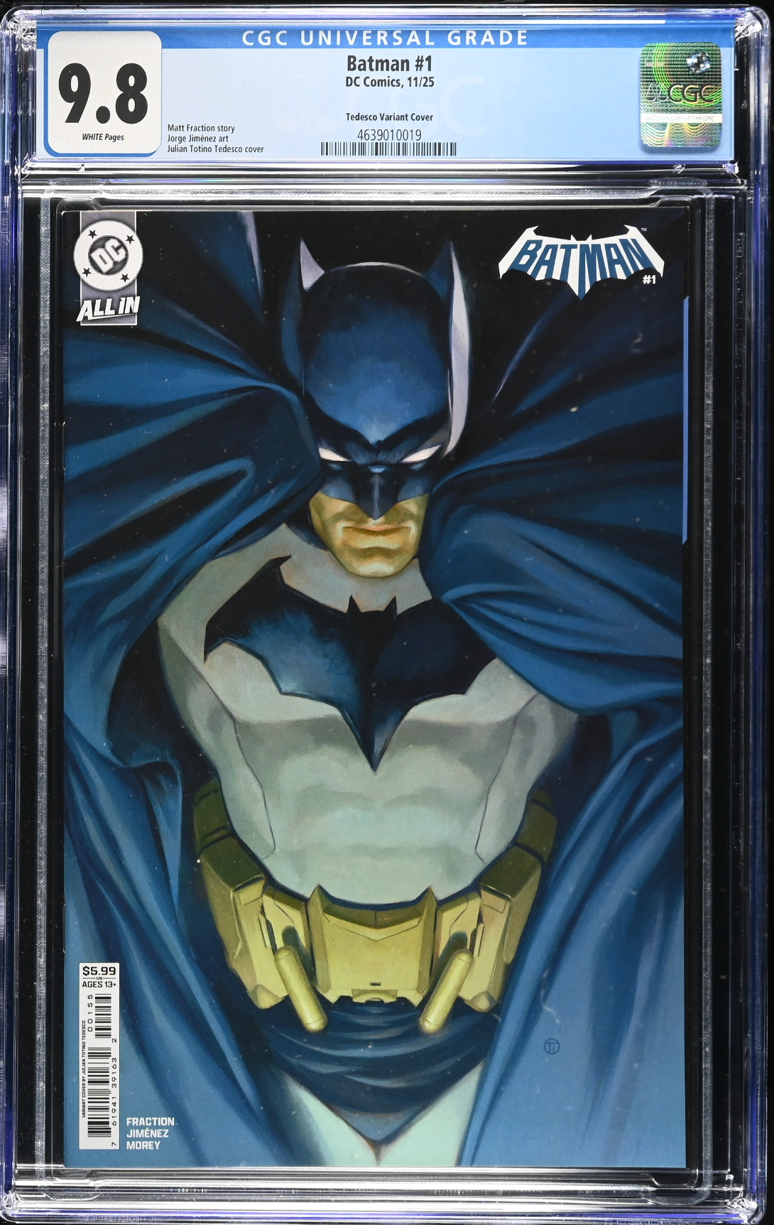 Batman #1 - Cover G - Tedesco Variant CGC 9.8