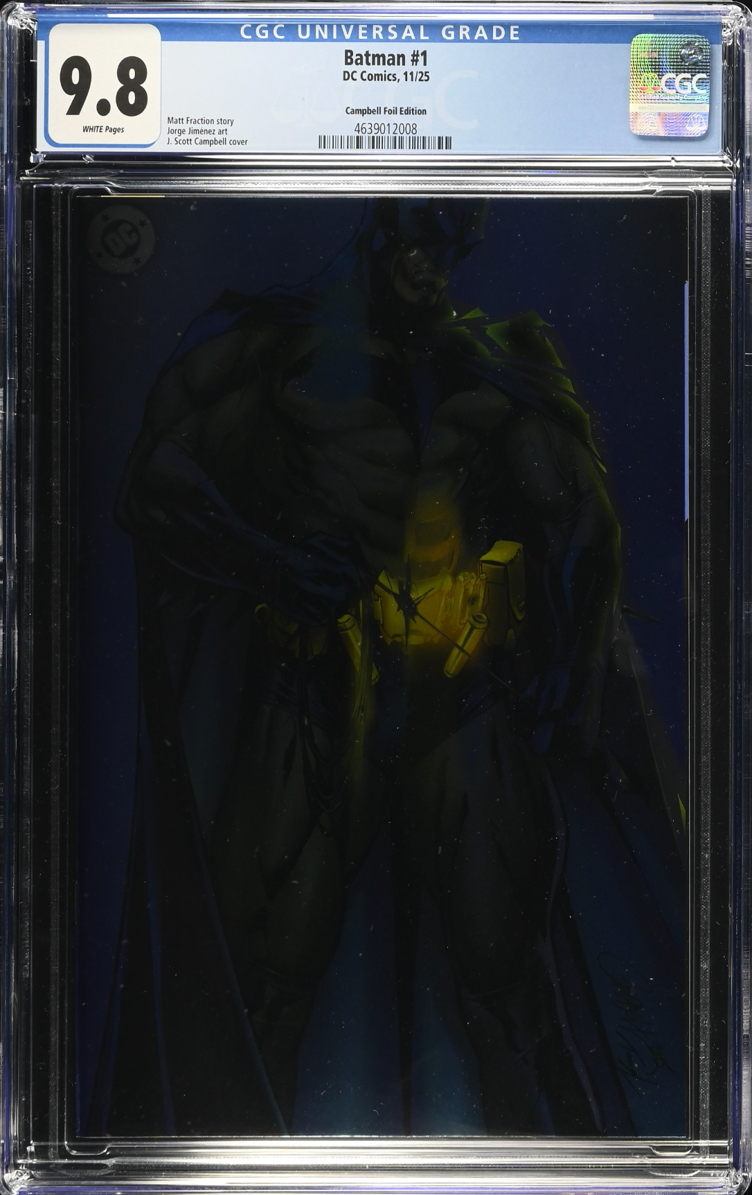 Batman #1 - Cover N - Campbell Blind Bag Foil Variant CGC 9.8