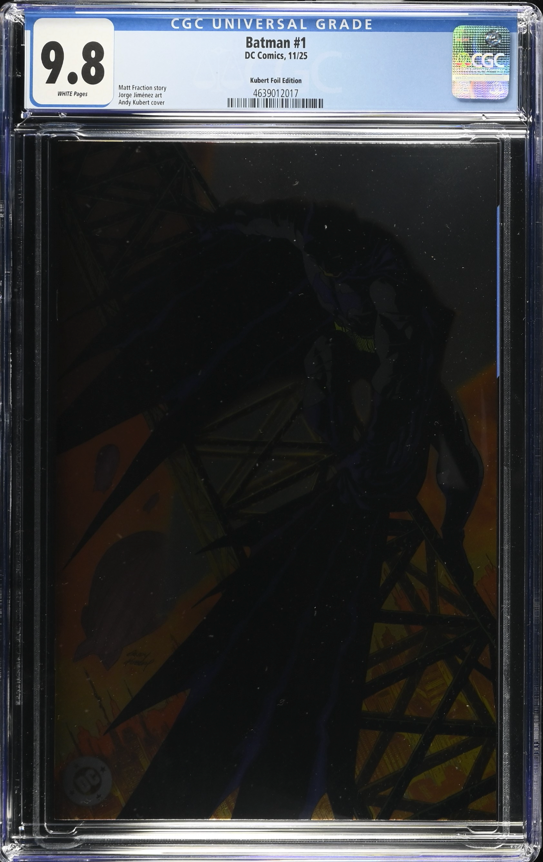 Batman #1 - Cover N - Kubert Blind Bag Foil Variant CGC 9.8