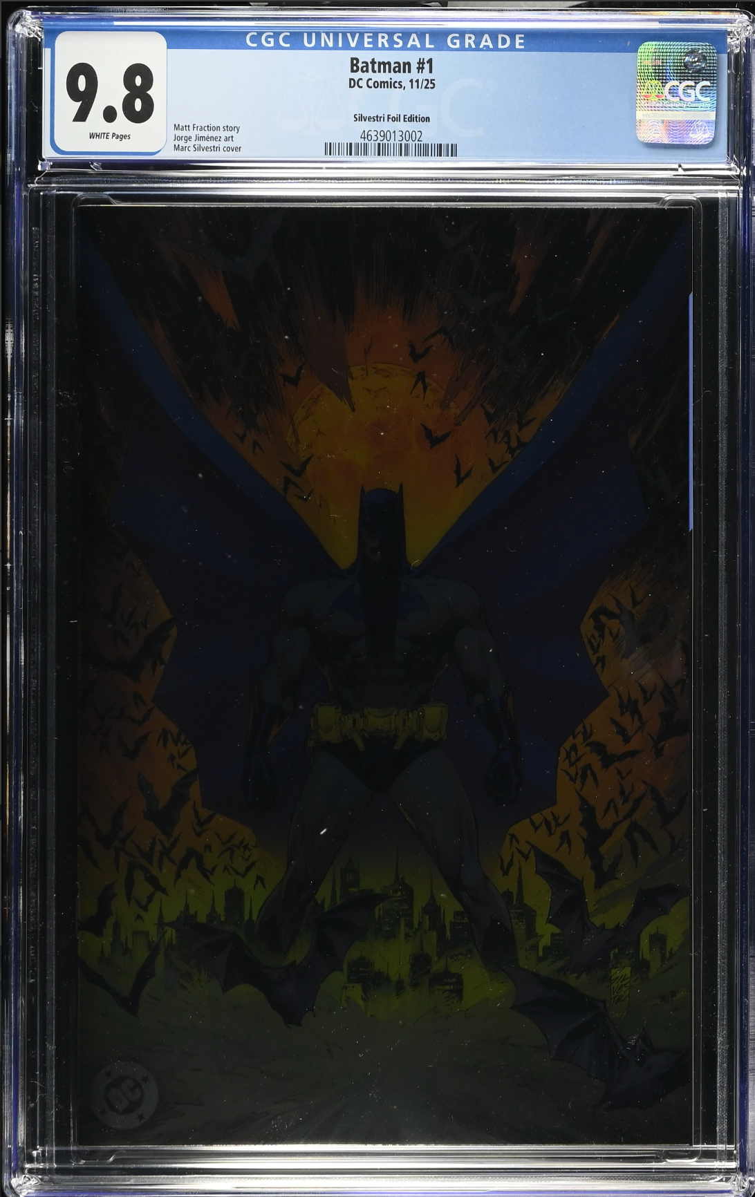 Batman #1 - Cover N - Silvestri Blind Bag Foil Variant CGC 9.8