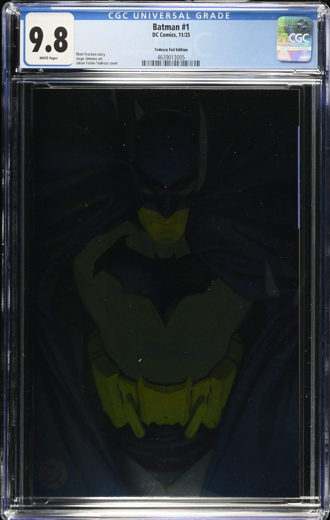 Batman #1 - Cover N - Tedesco Blind Bag Foil Variant CGC 9.8