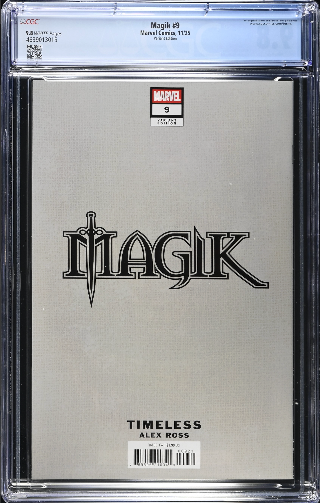 Magik #9 Ross Timeless Variant CGC 9.8