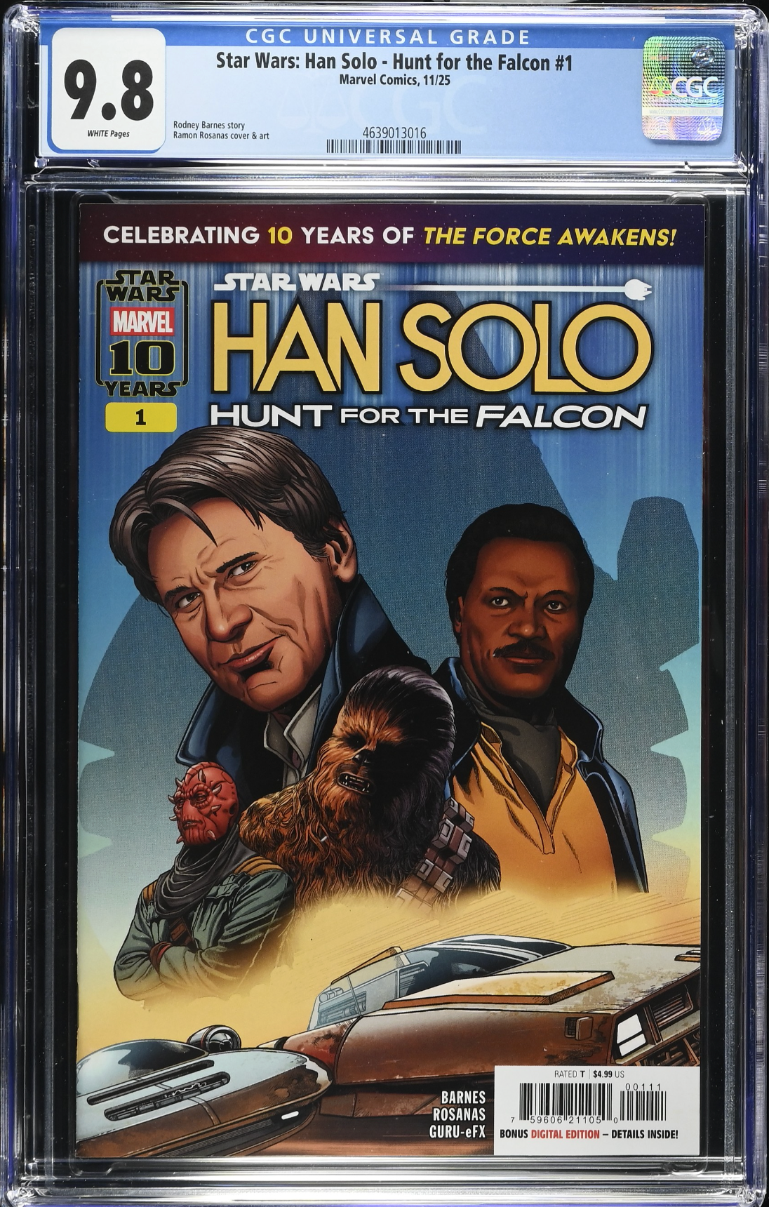 Star Wars: Han Solo - Hunt for the Falcon #1 CGC 9.8