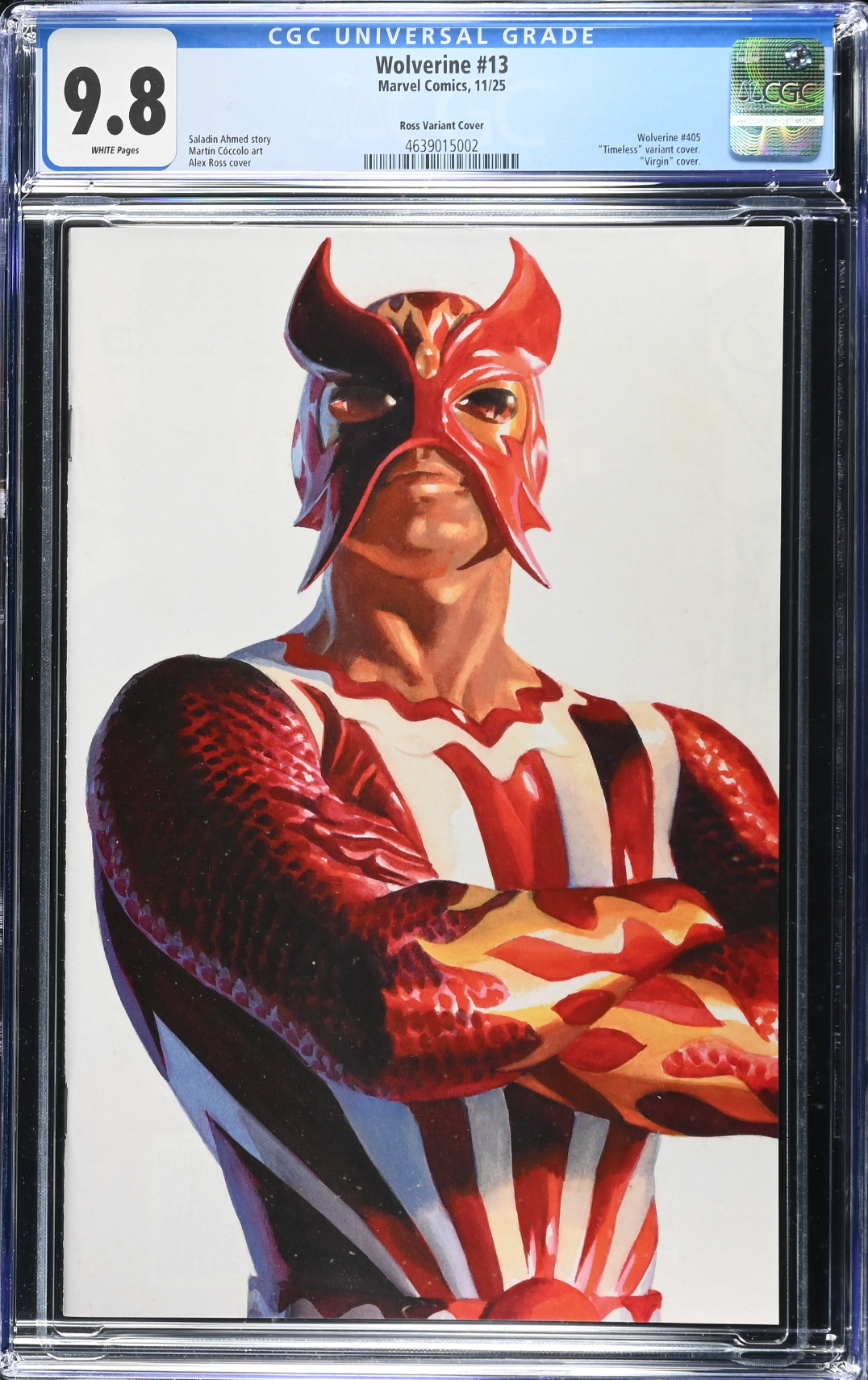 Wolverine #13 Ross Timeless Variant CGC 9.8