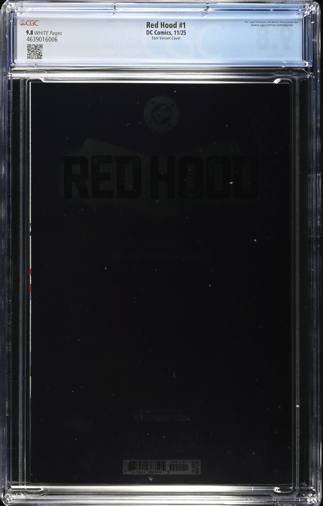 Red Hood #1 Eom Foil Variant CGC 9.8