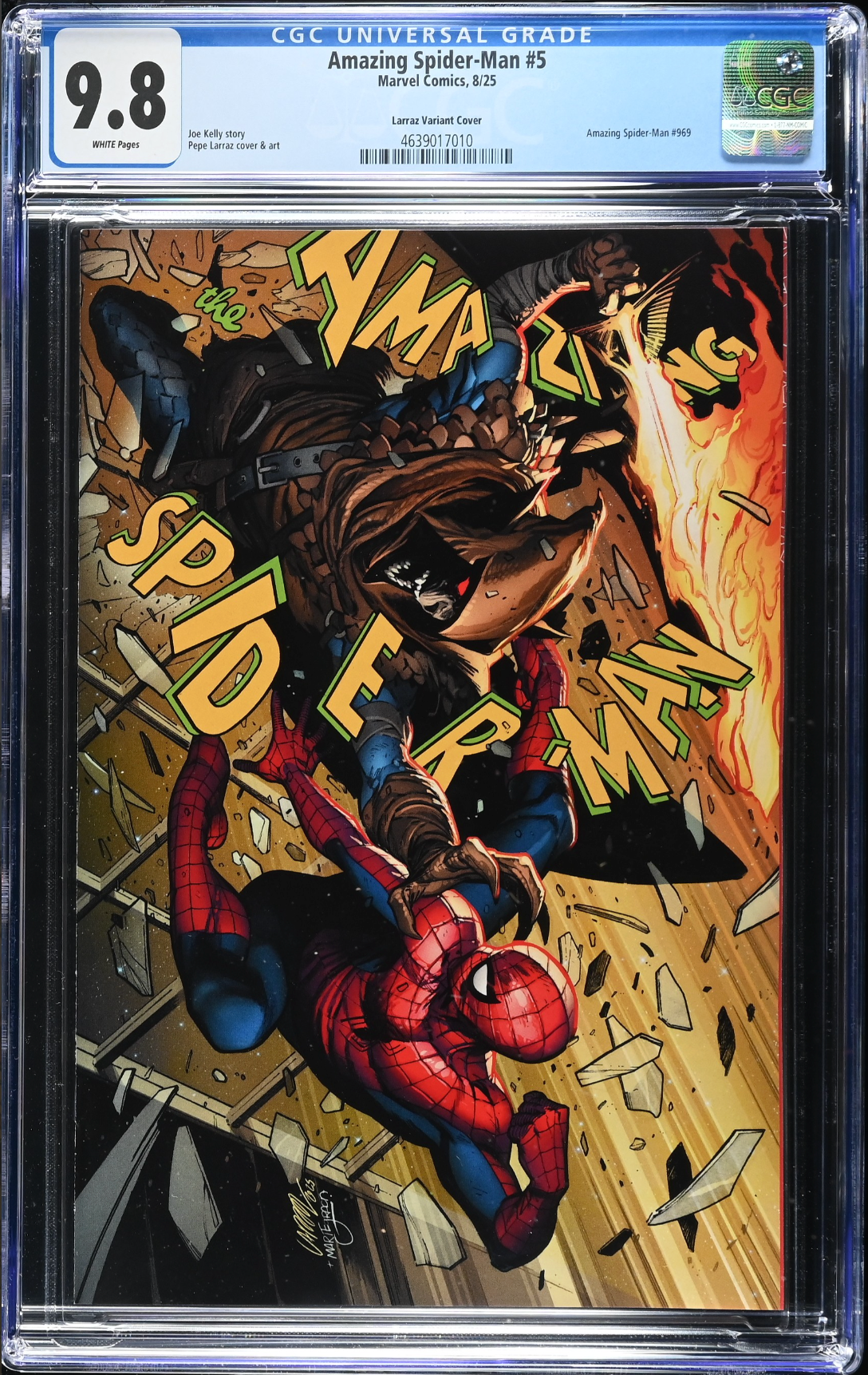 Amazing Spider-Man #5 Larraz 1:100 Virgin Retailer Incentive Variant CGC 9.8