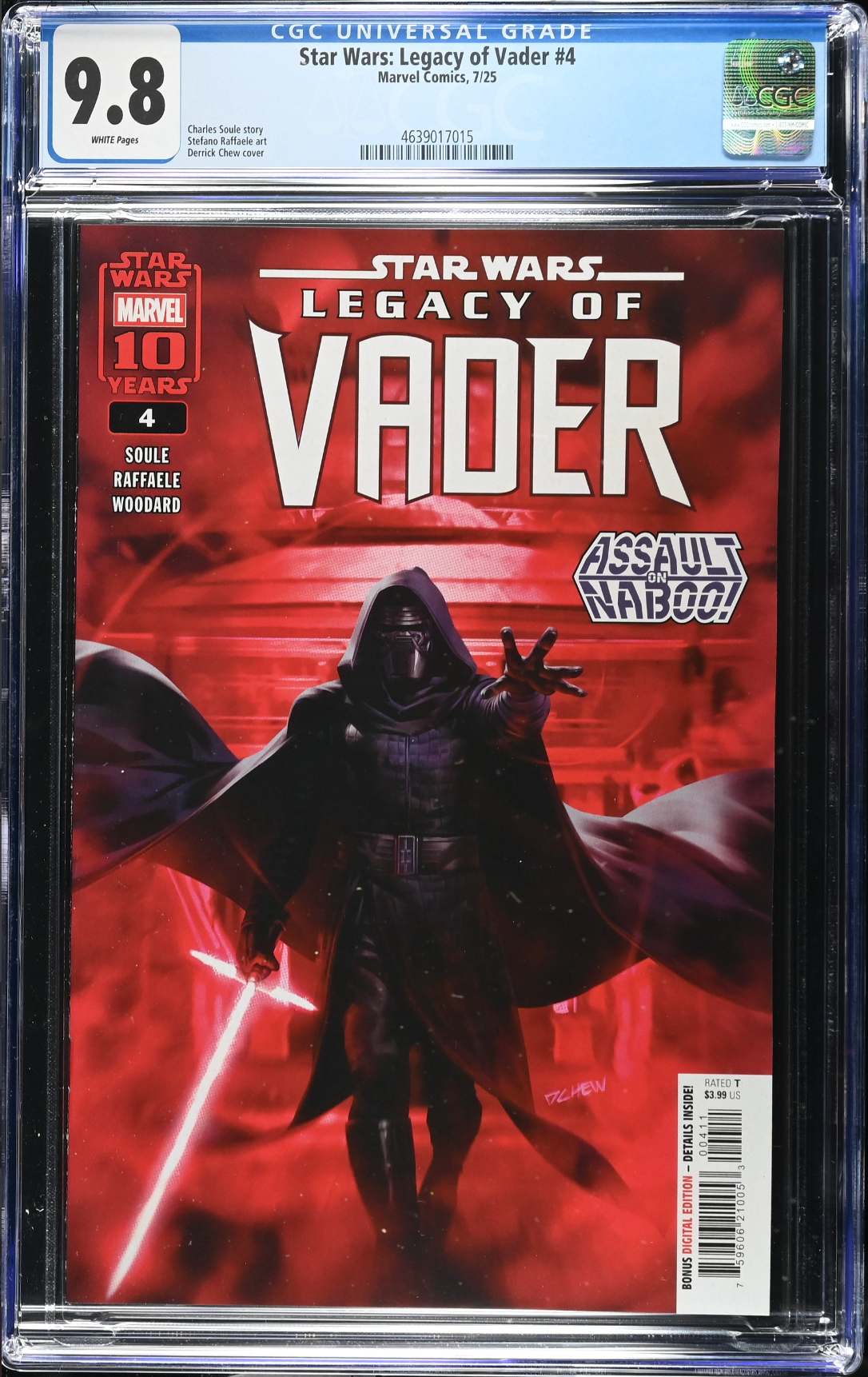 Star Wars: Legacy of Vader #4 CGC 9.8