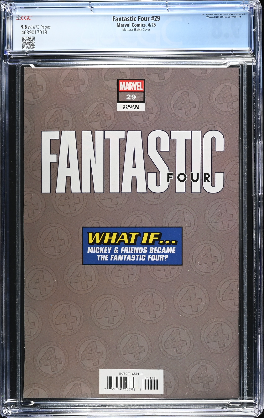 Fantastic Four #29 Disney 1:100 Retailer Incentive Variant CGC 9.8
