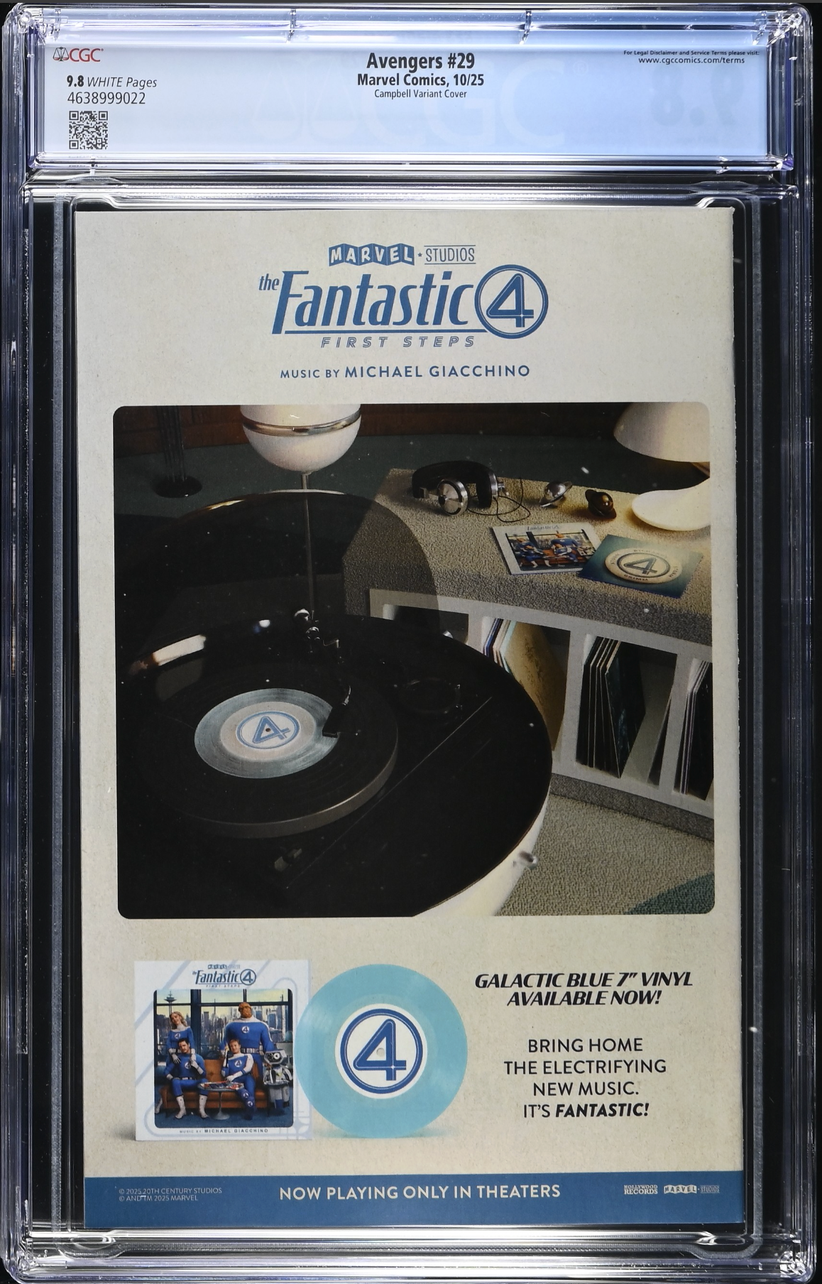 Avengers #29 Campbell Variant CGC 9.8