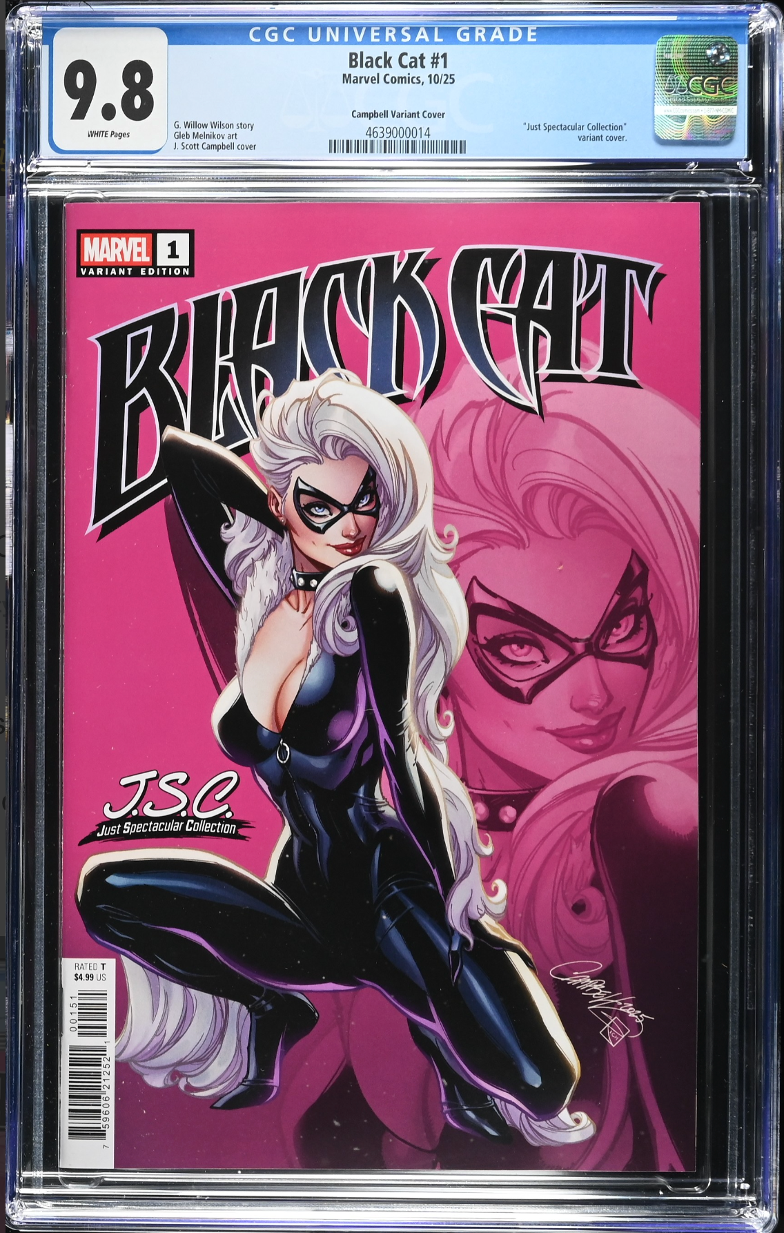 Black Cat #1 Campbell Variant CGC 9.8