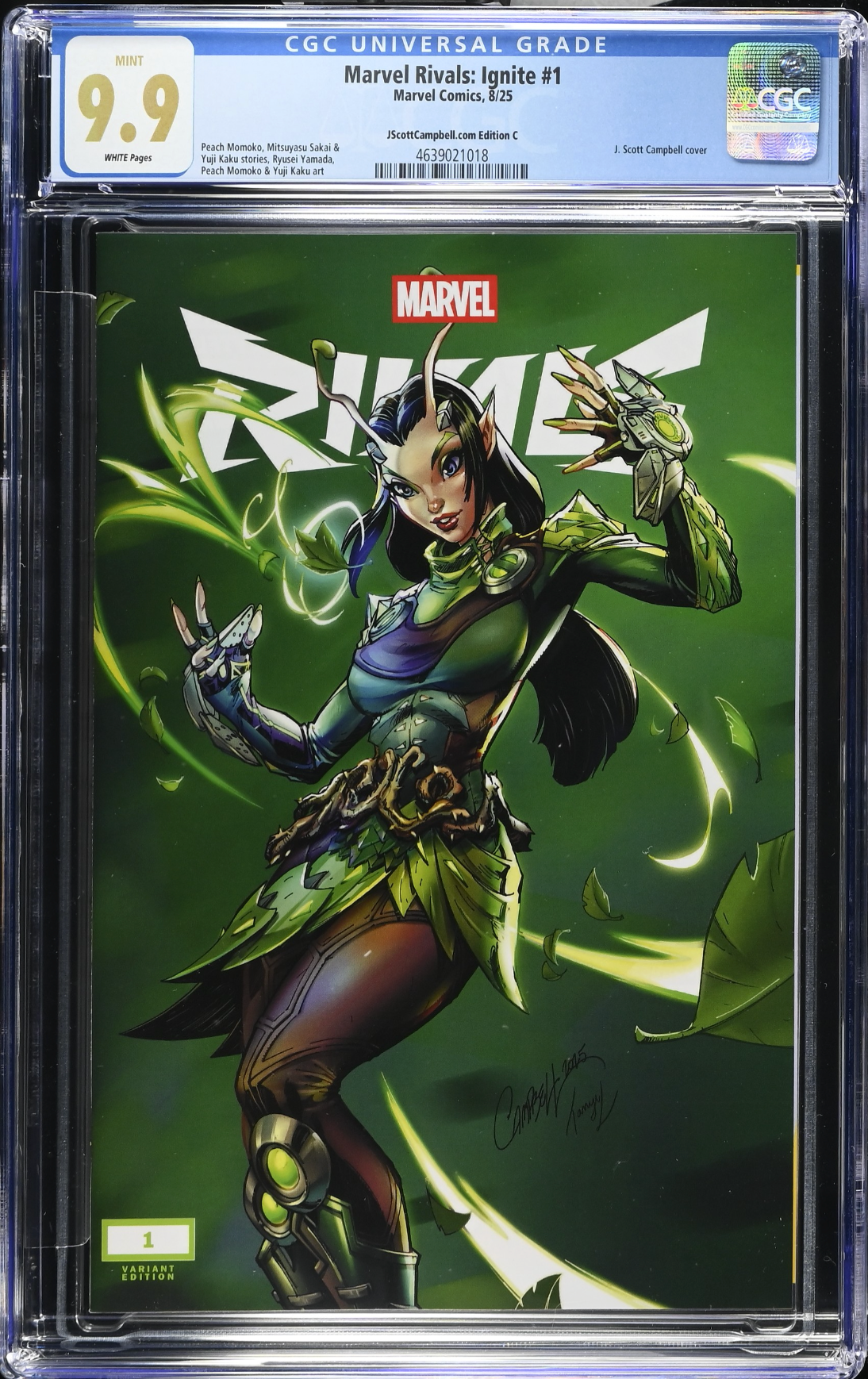 Marvel Rivals: Ignite #1 J. Scott Campbell Exclusive C - Mantis - CGC 9.9