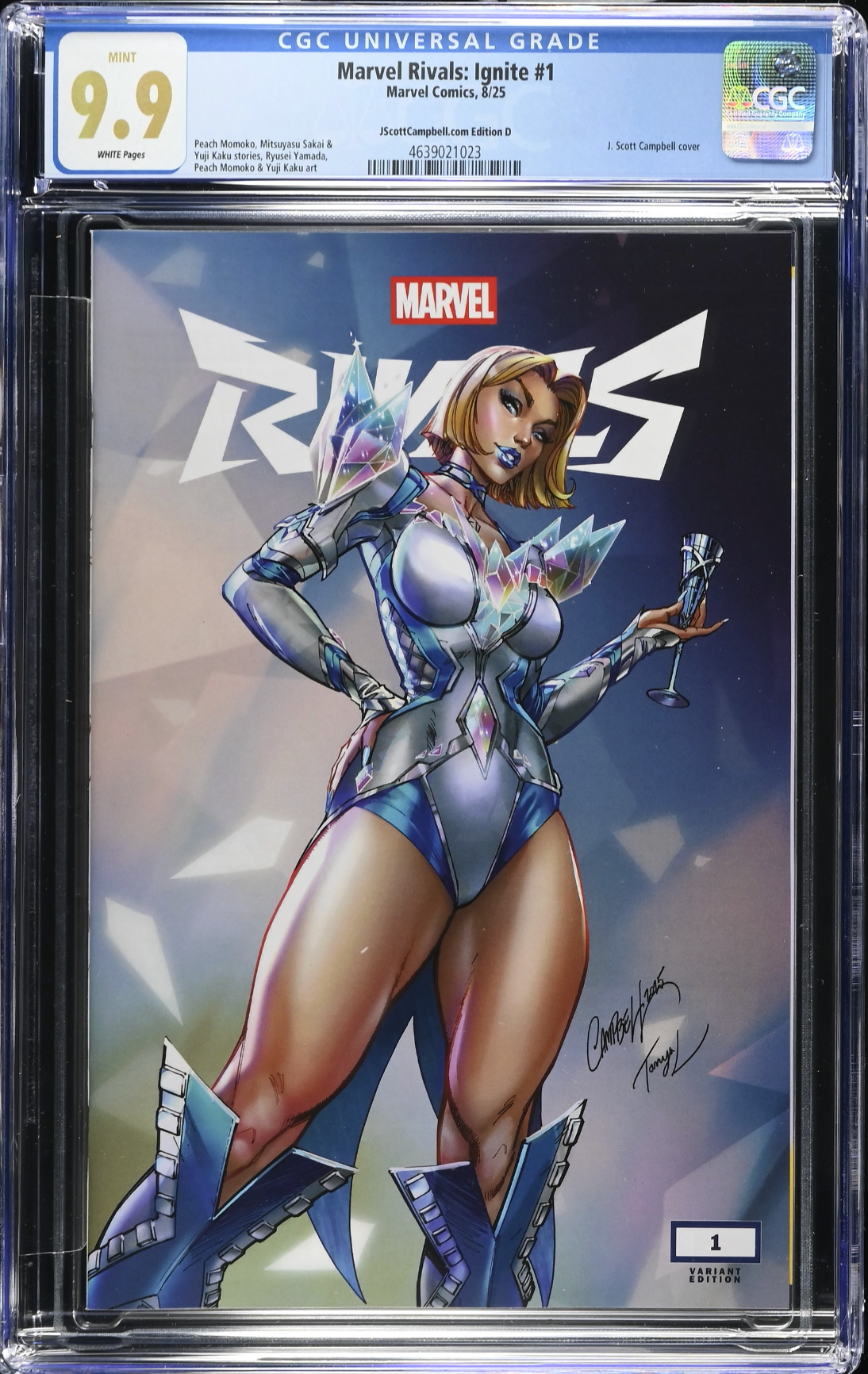 Marvel Rivals: Ignite #1 J. Scott Campbell Exclusive D - Emma Frost - CGC 9.9