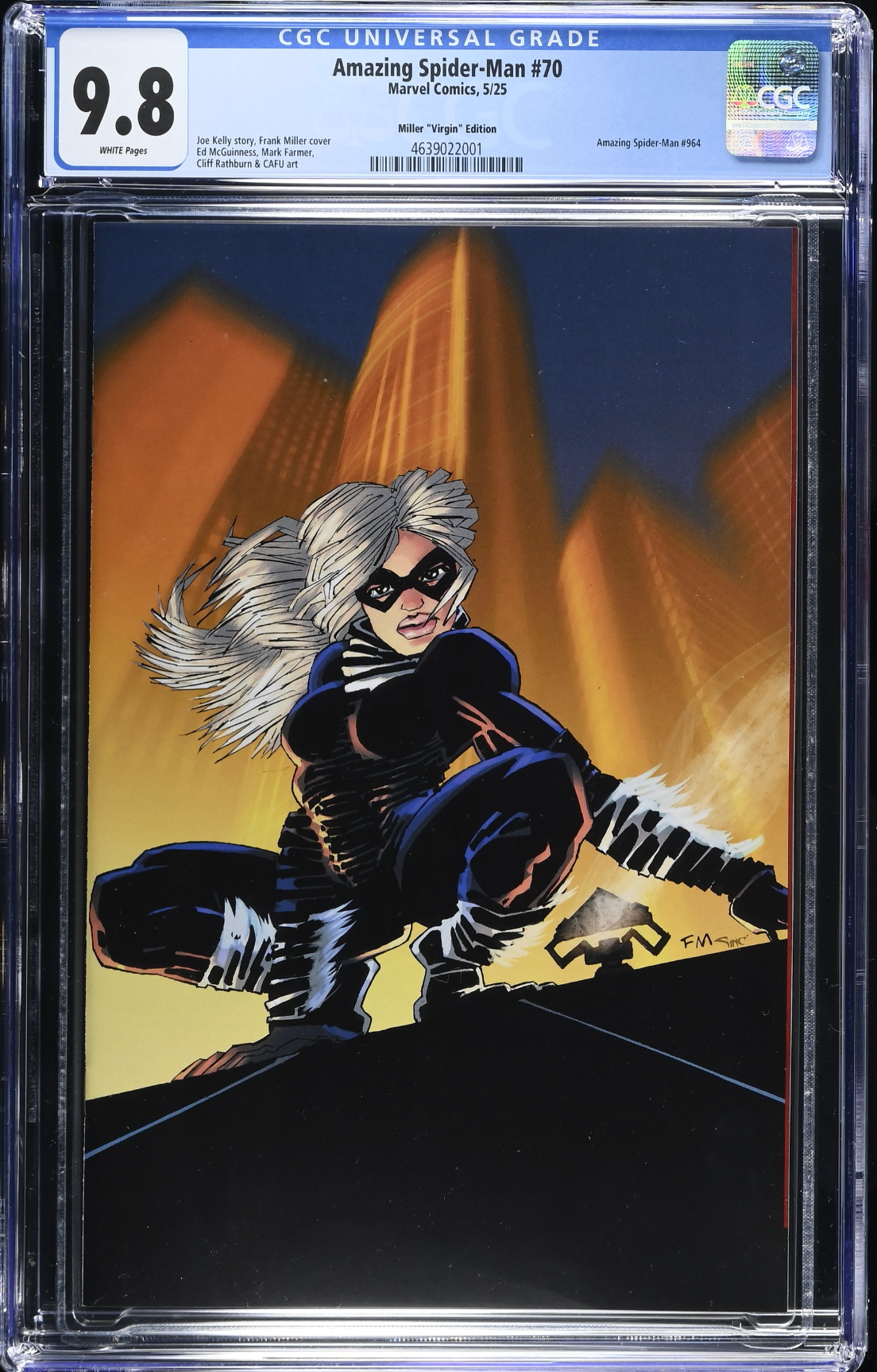 Amazing Spider-Man #70 Miller 1:100 Virgin Retailer Incentive Variant CGC 9.8