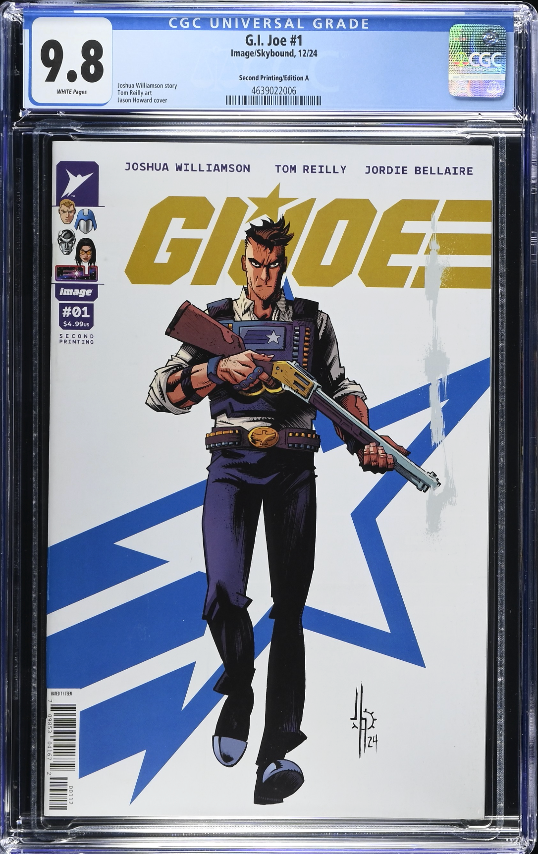 G.I. Joe #1 Second Printing - Cover A - CGC 9.8