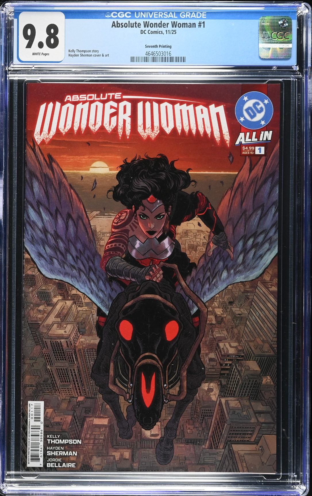 Absolute Wonder Woman #1 Seventh Printing CGC 9.8
