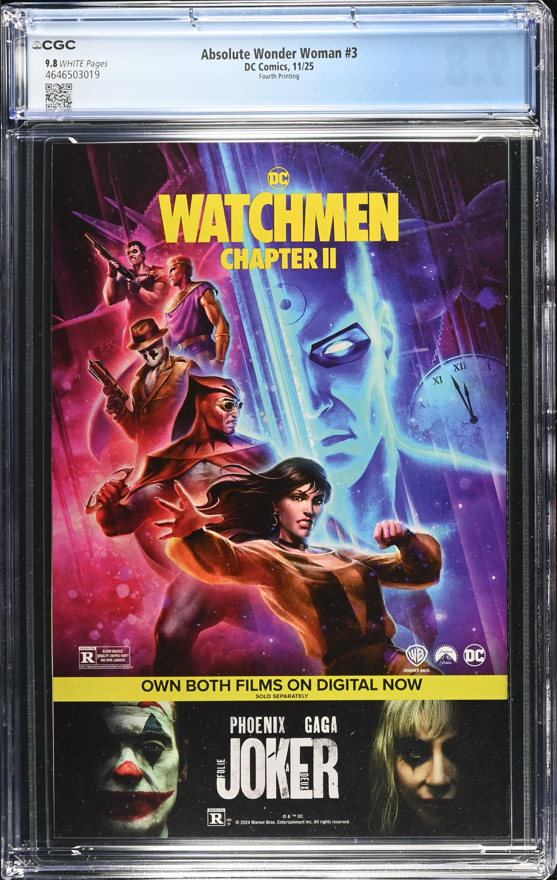 Absolute Wonder Woman #3 Fourth Printing CGC 9.8
