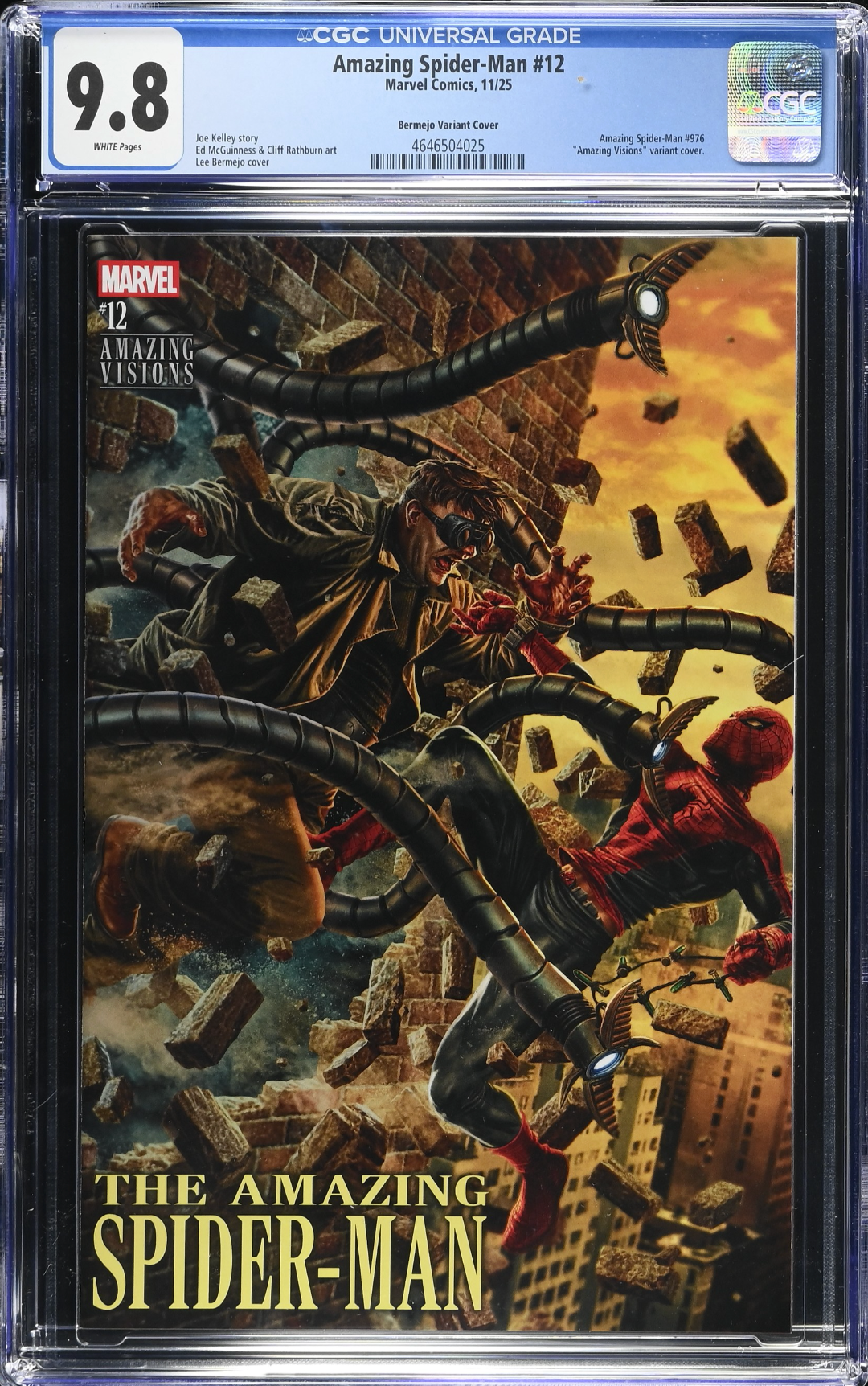 Amazing Spider-Man #12 Bermejo Variant CGC 9.8