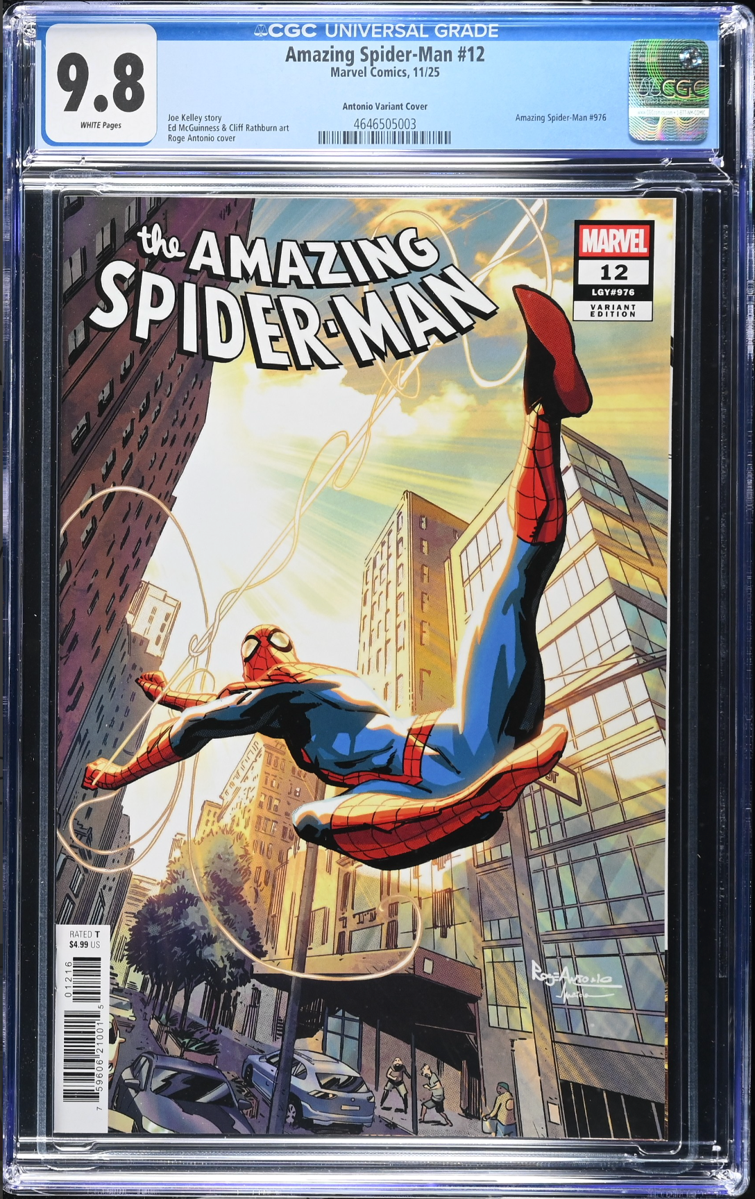 Amazing Spider-Man #12 Antonio 1:25 Retailer Incentive Variant CGC 9.8