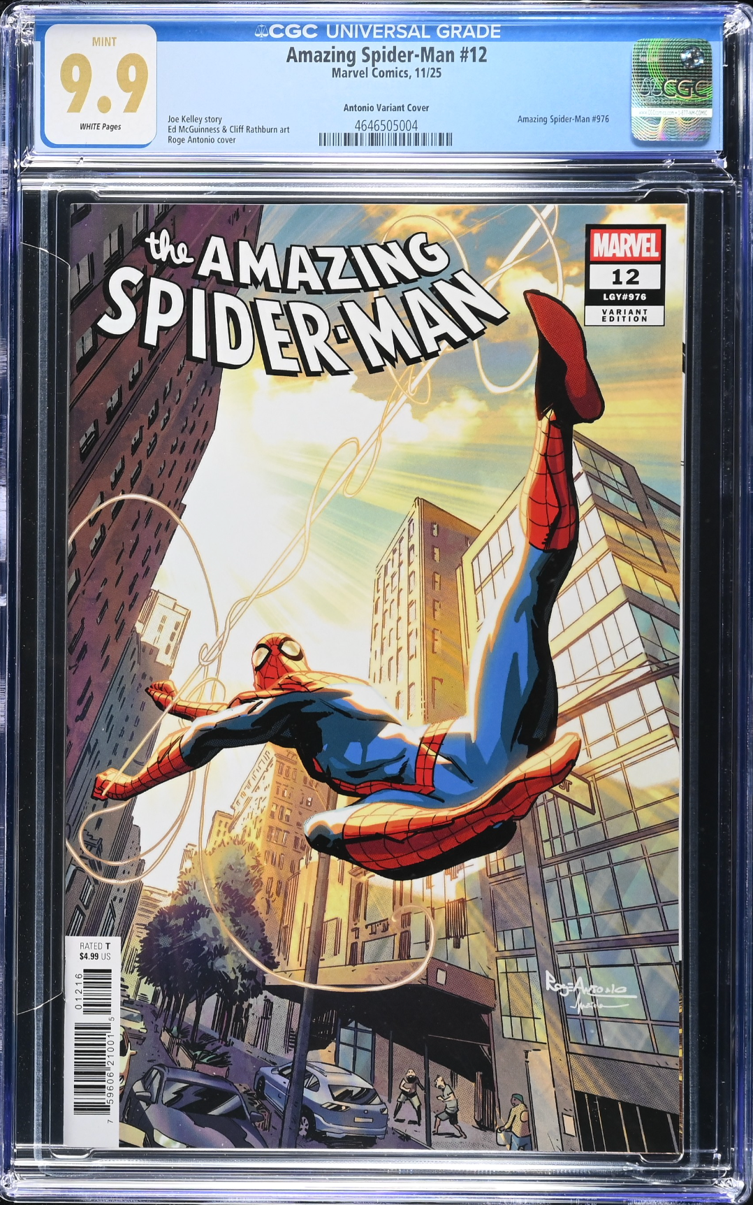 Amazing Spider-Man #12 Antonio 1:25 Retailer Incentive Variant CGC 9.9
