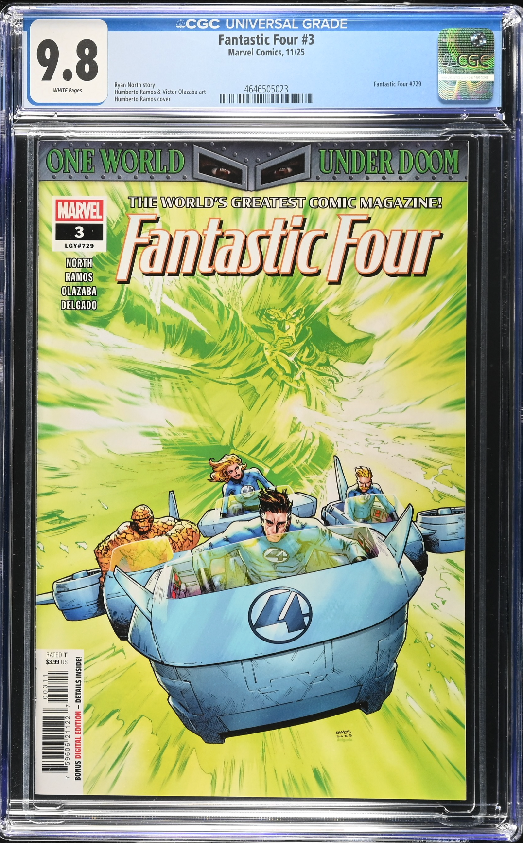 Fantastic Four #3 CGC 9.8