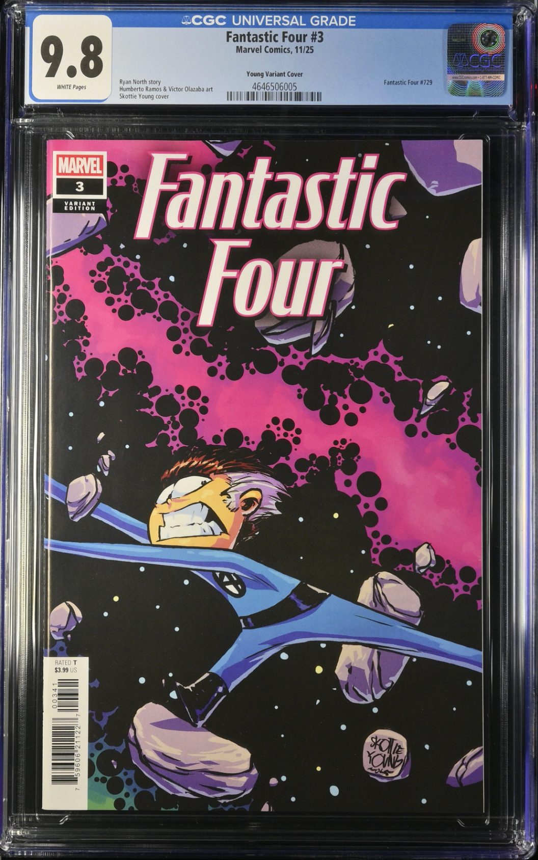 Fantastic Four #3 Young Variant CGC 9.8