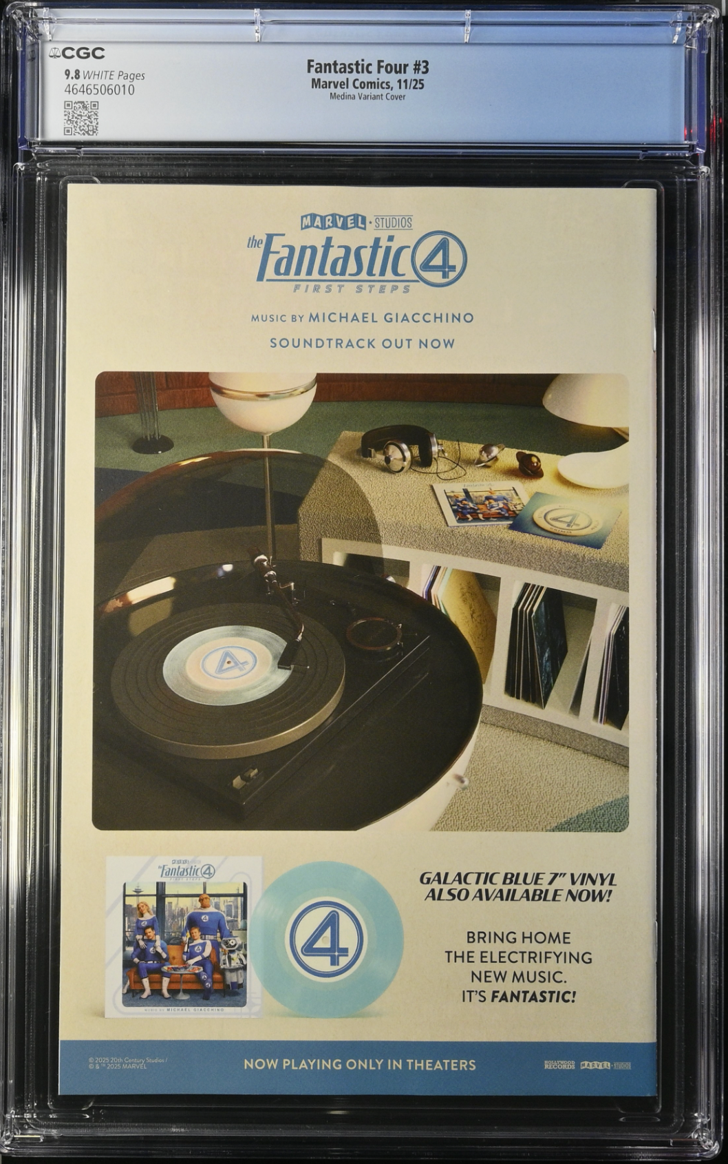 Fantastic Four #3 Medina Disney Stitch Variant CGC 9.8