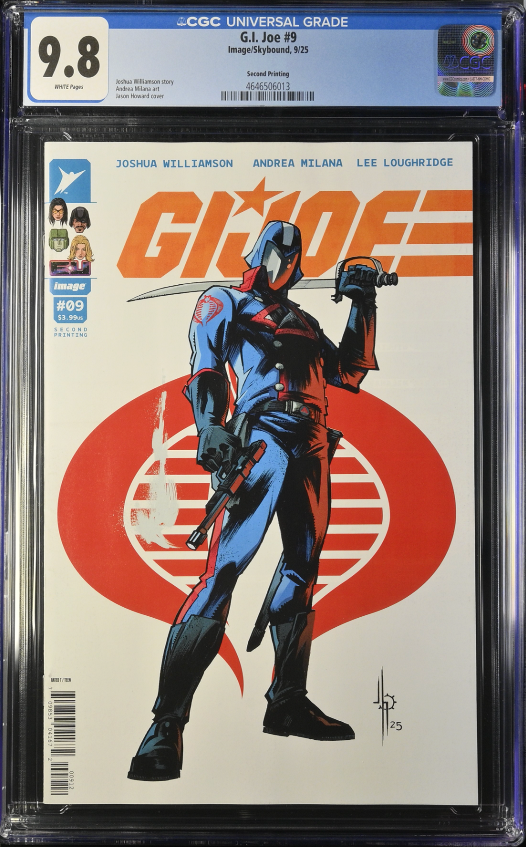 G.I. Joe #9 Second Printing CGC 9.8