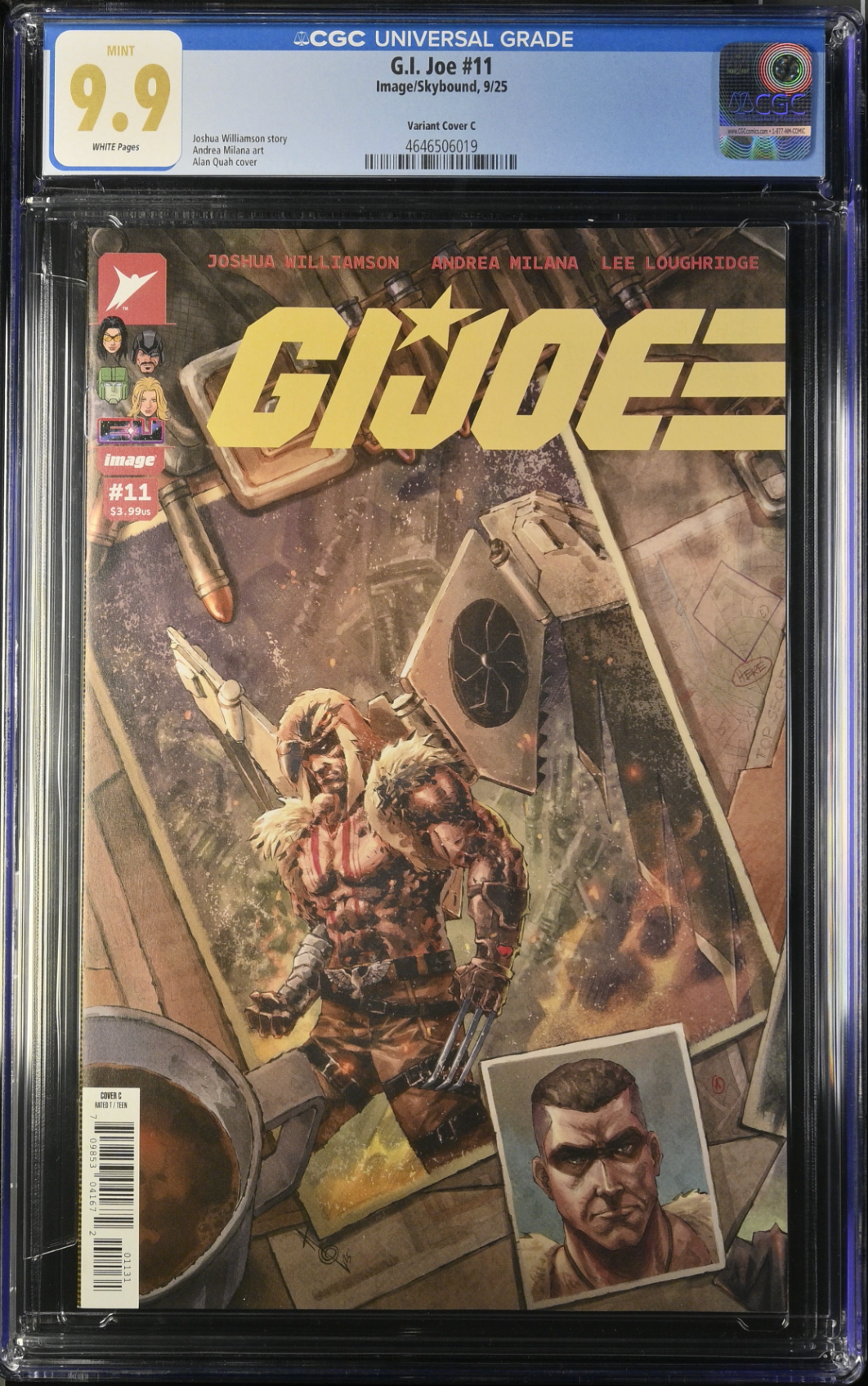 G.I. Joe #11 Quah 1:10 Retailer Incentive Variant CGC 9.9